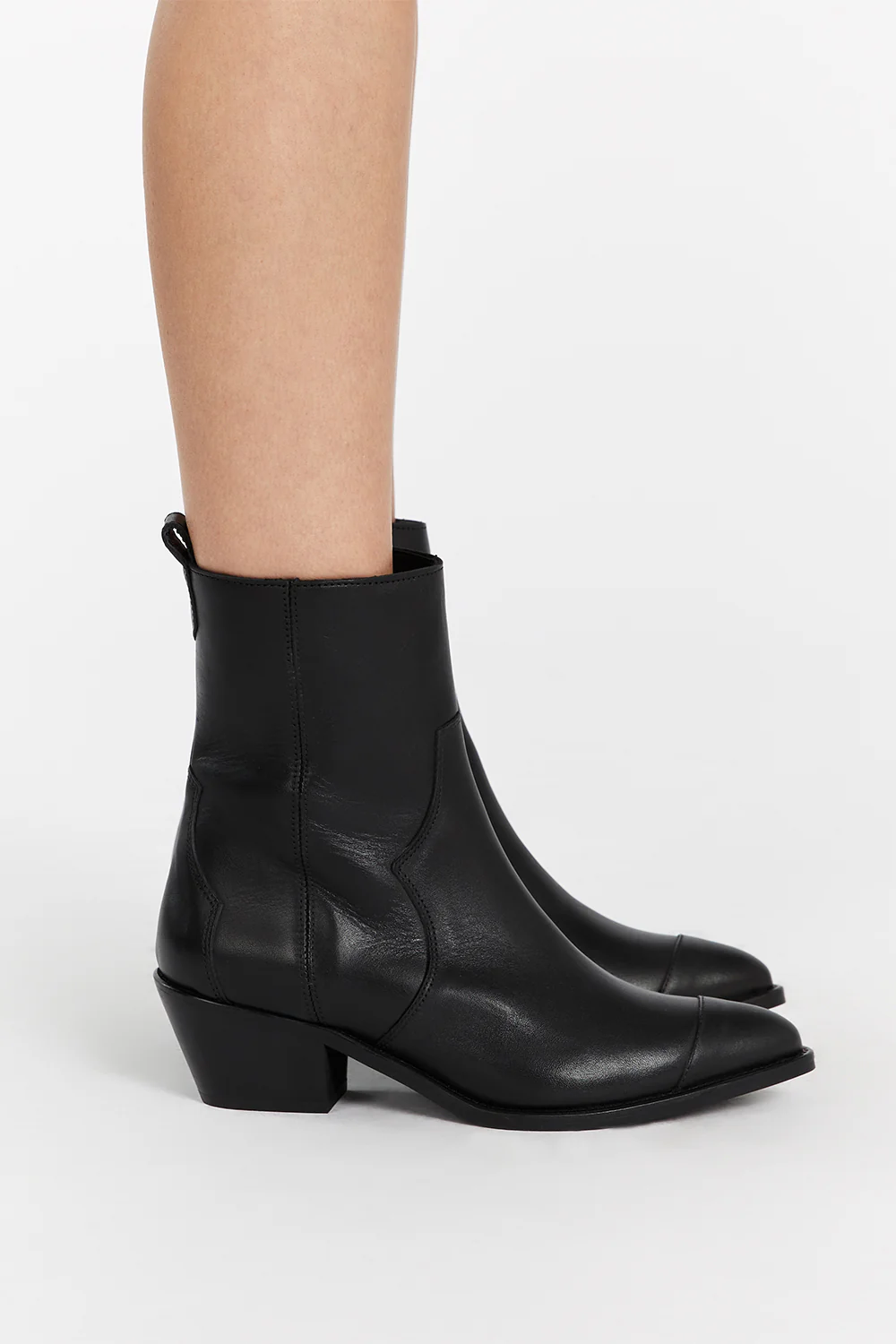 ALOHAS AUSTIN BLACK LEATHER BOOT - Image 2