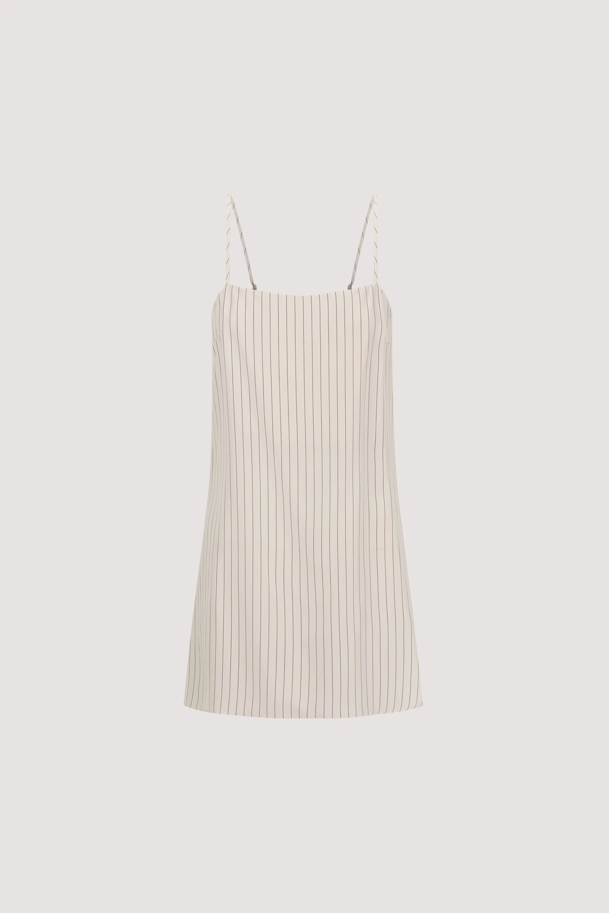 AMARA CREAM STRIPE CUPRO CAMI TOP - Image 8