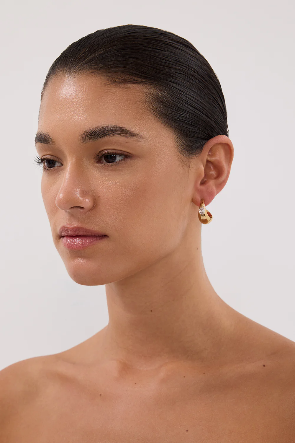AMBER SCEATS ANSEL EARRING GOLD - Image 2