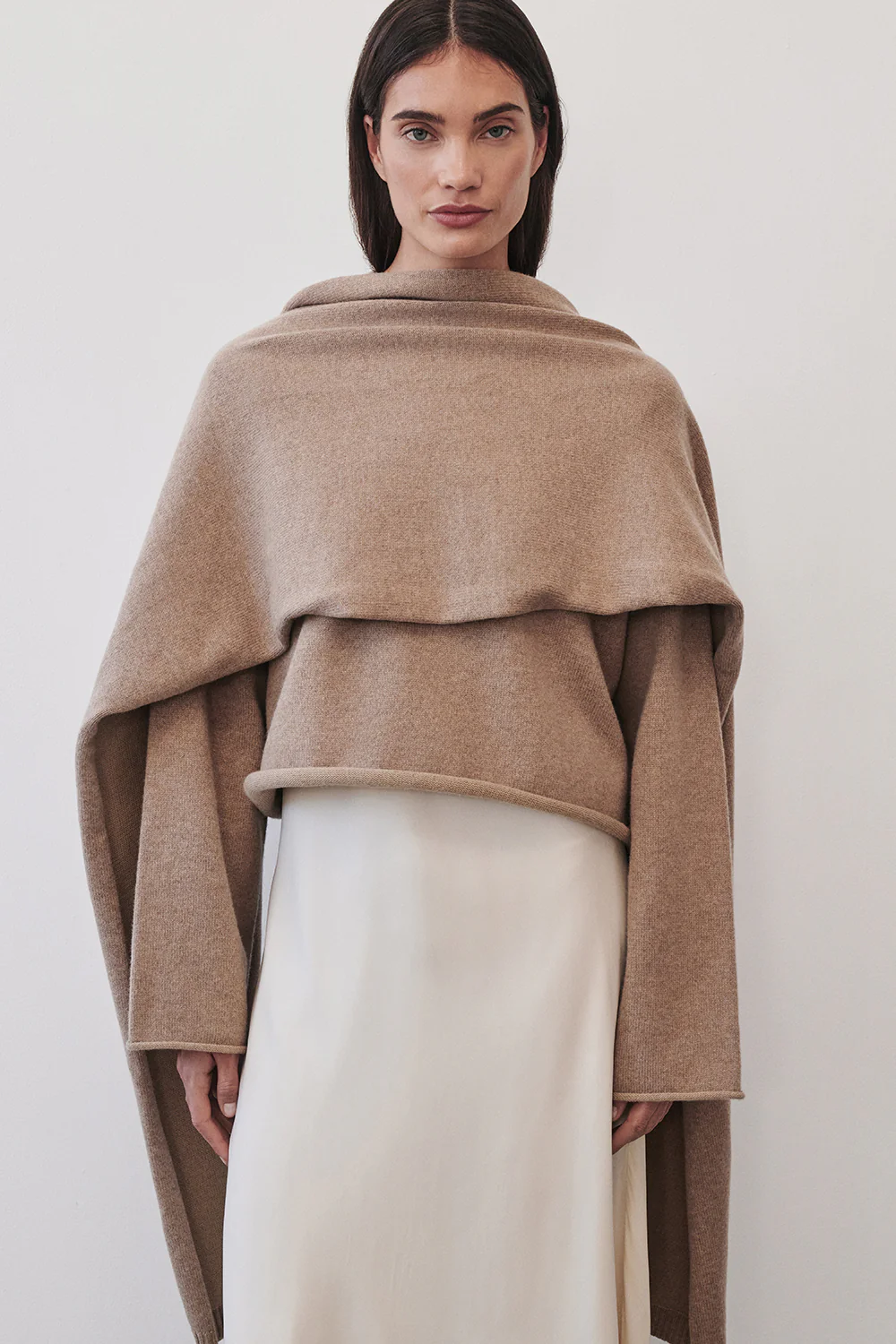 ANDIE OAT SCARF KNIT SWEATER - Image 8