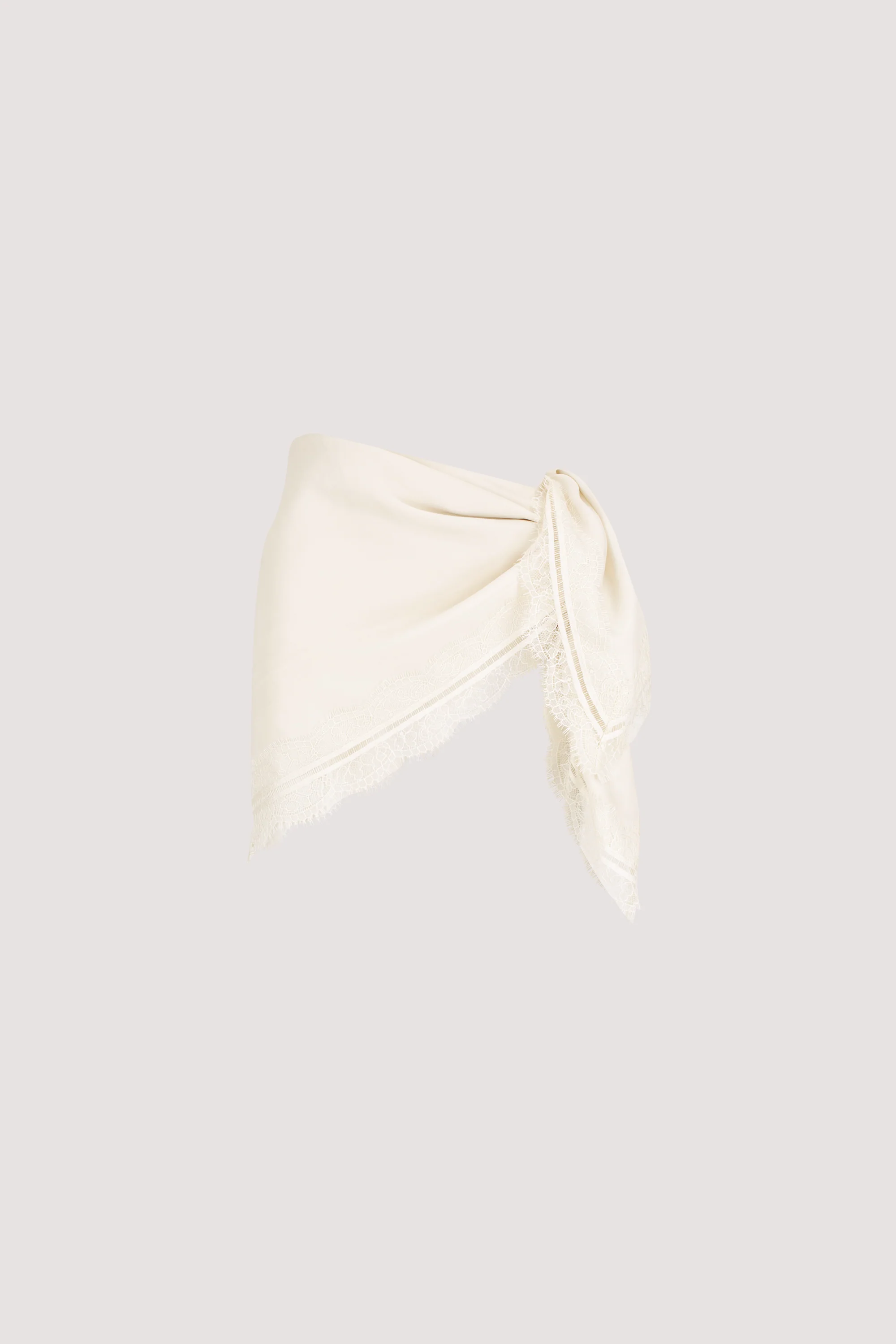 ANDREA SANDSTONE CUPRO LACE SCARF - Image 6