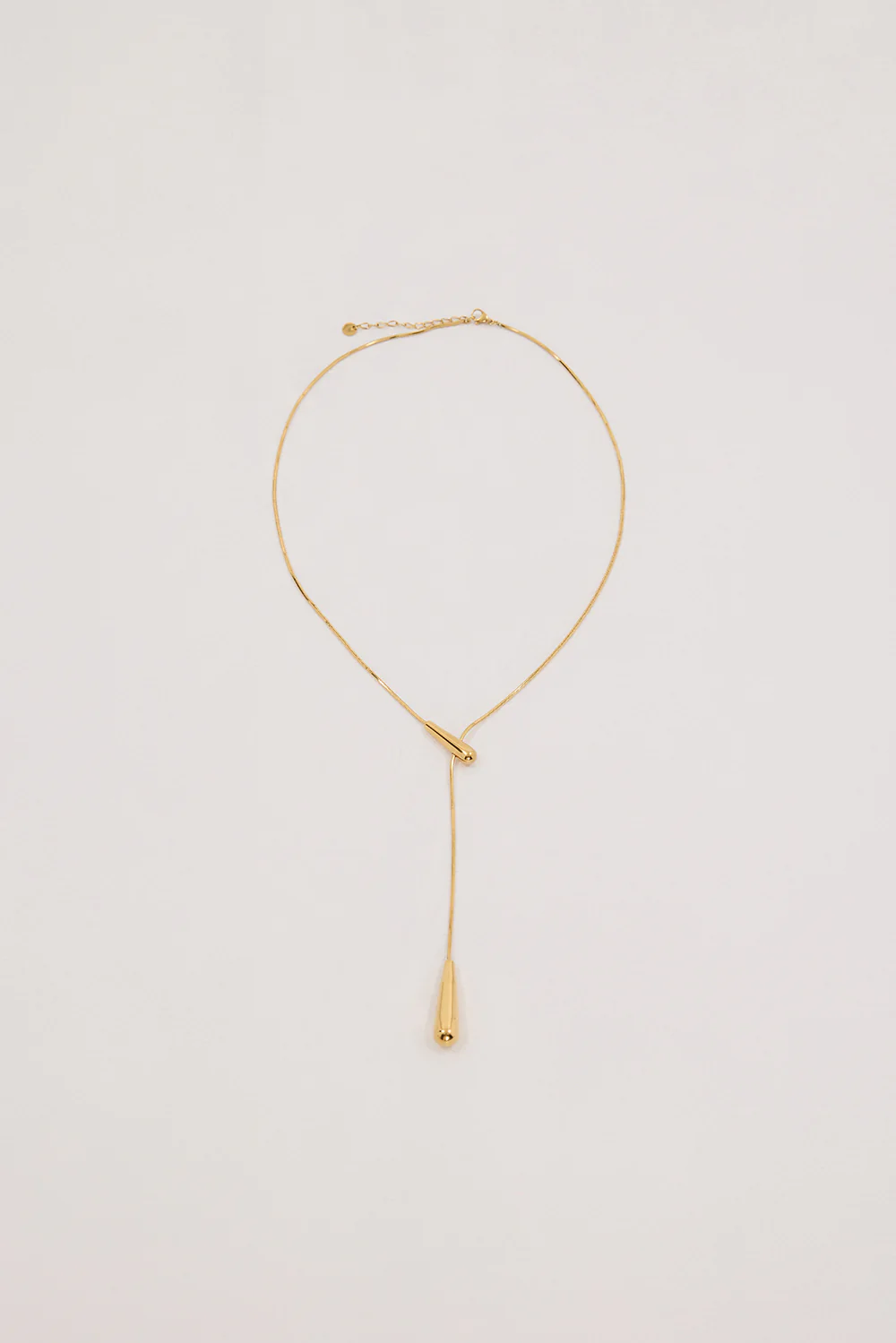 ANNA ROSSI GOLD DROP CHAIN NECKLACE - Image 2