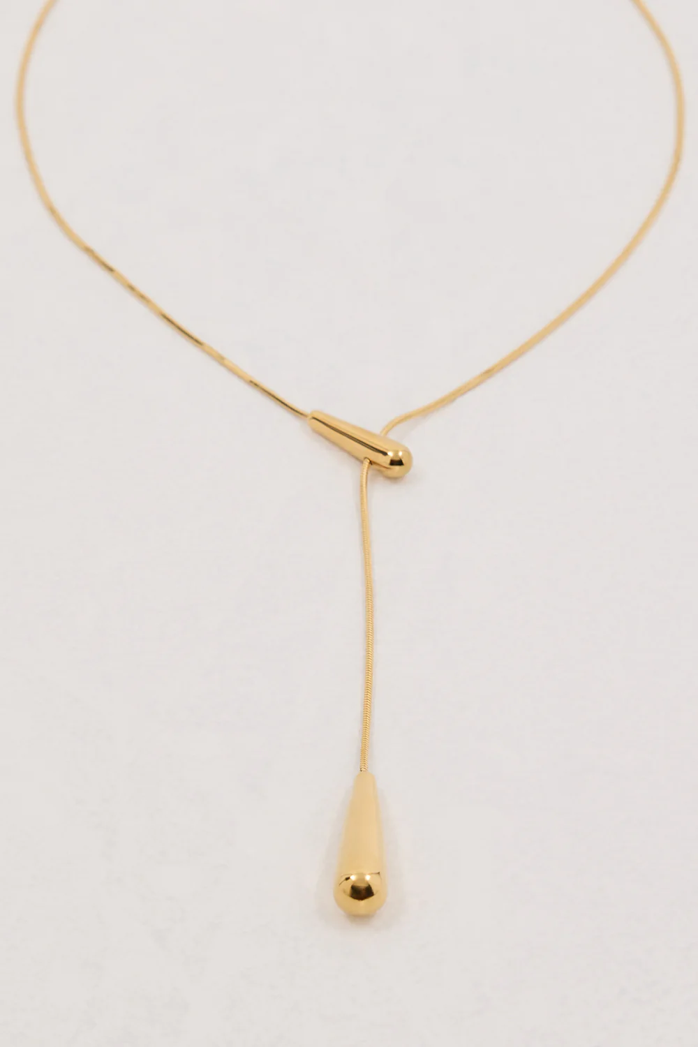 ANNA ROSSI GOLD DROP CHAIN NECKLACE - Image 8