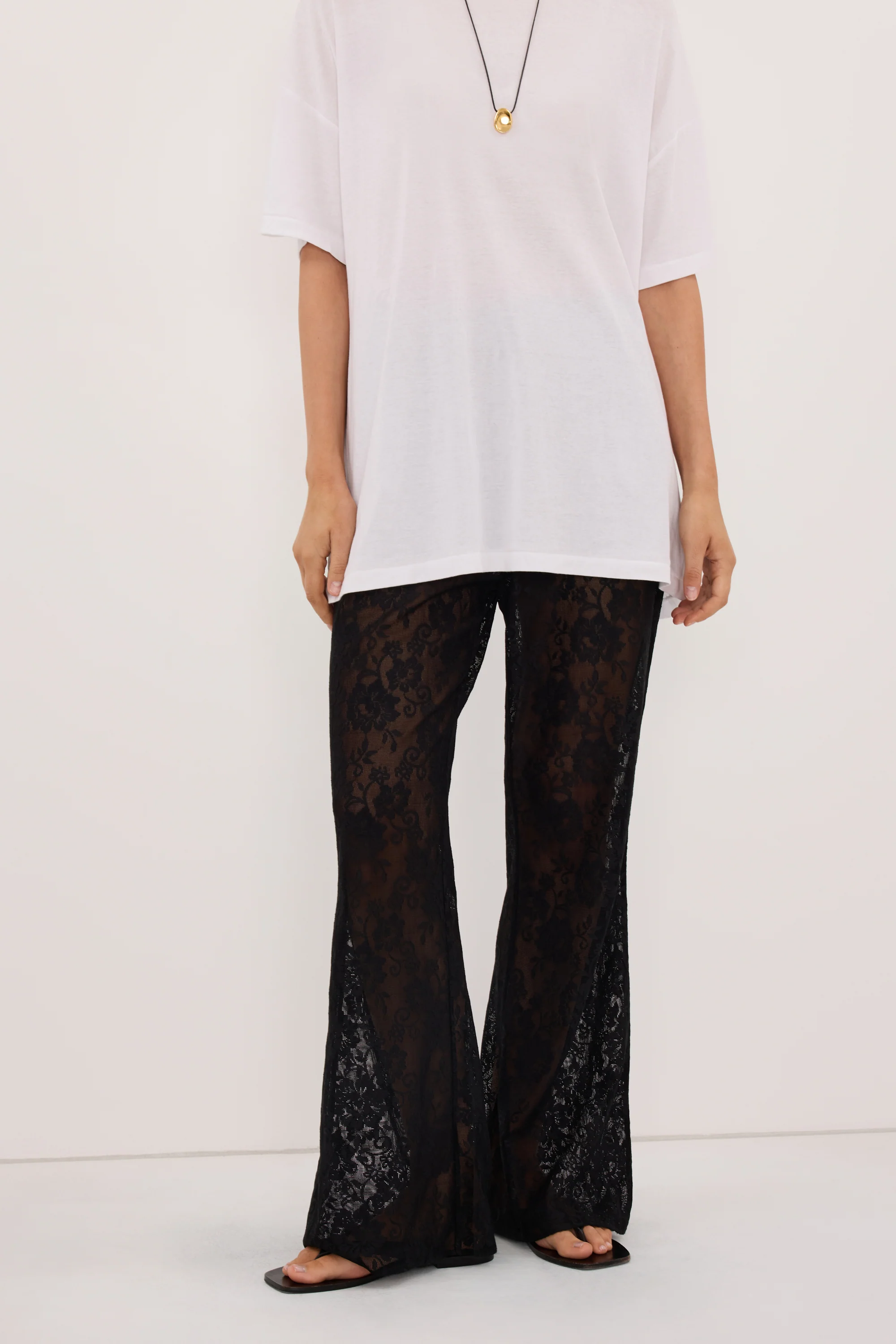 ANYA BLACK LACE PANT - Image 2