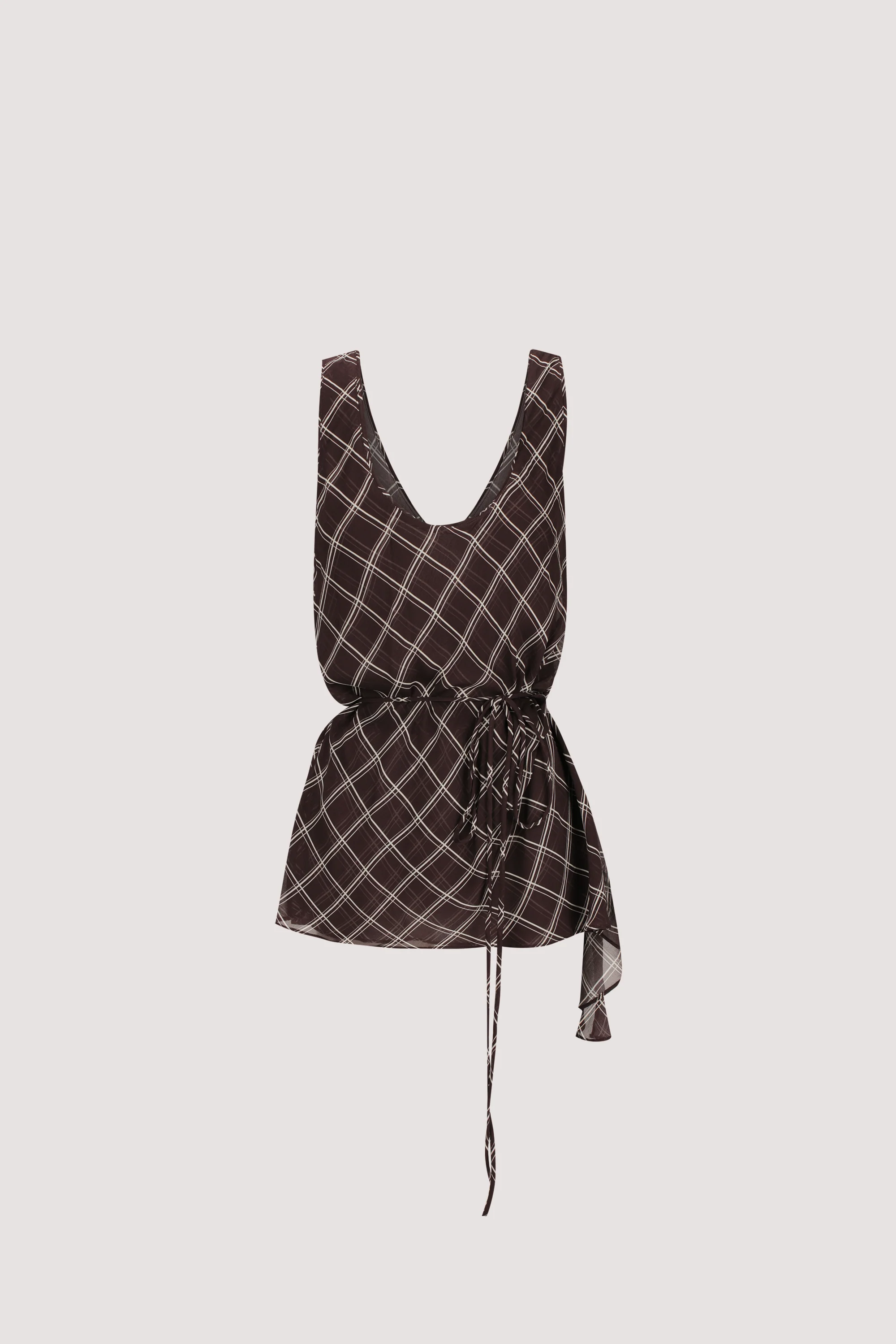 ARLINGTON CHOC SLEEVELESS CAMI TOP - Image 4