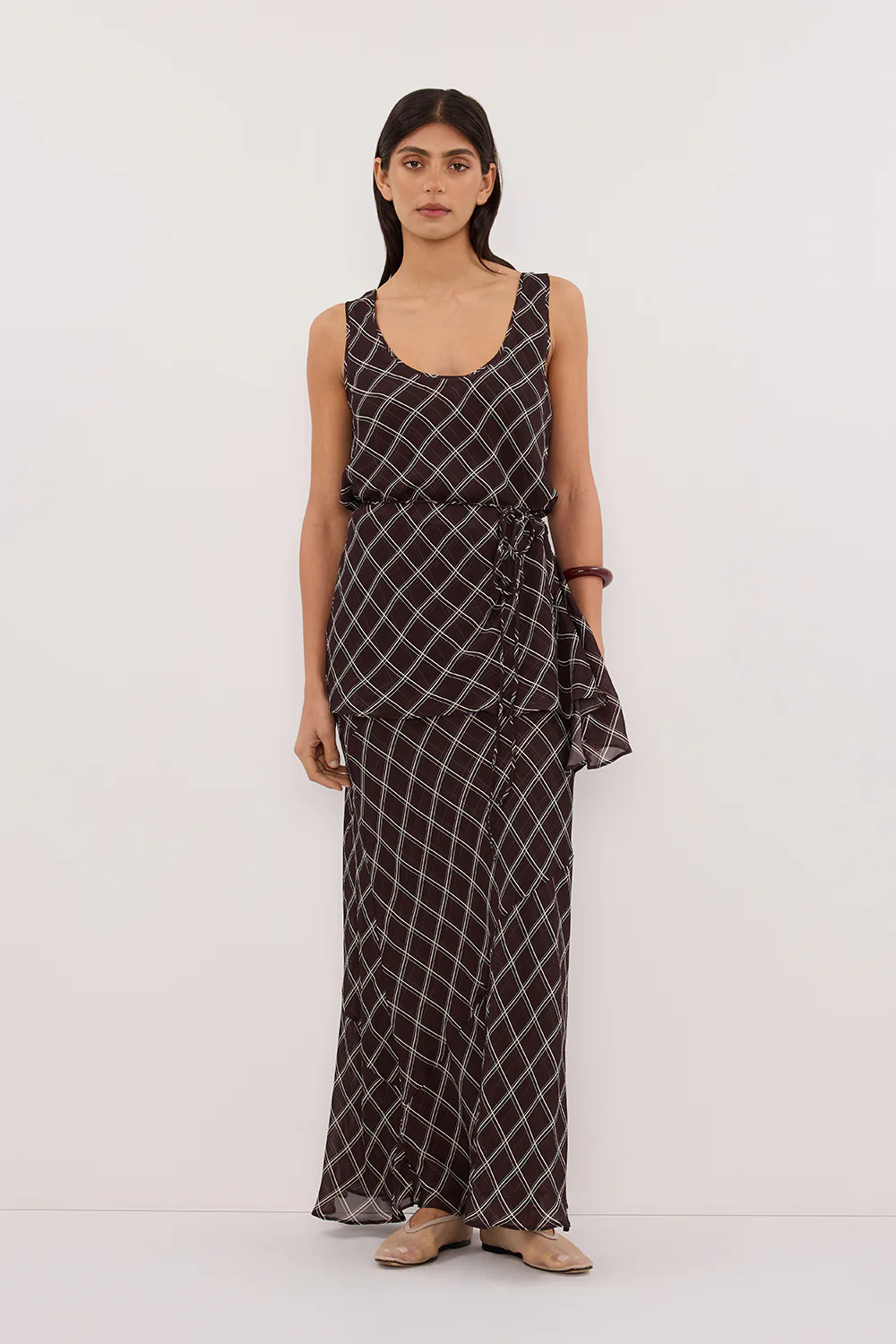 ARLINGTON CHOC SLEEVELESS CAMI TOP - Image 6