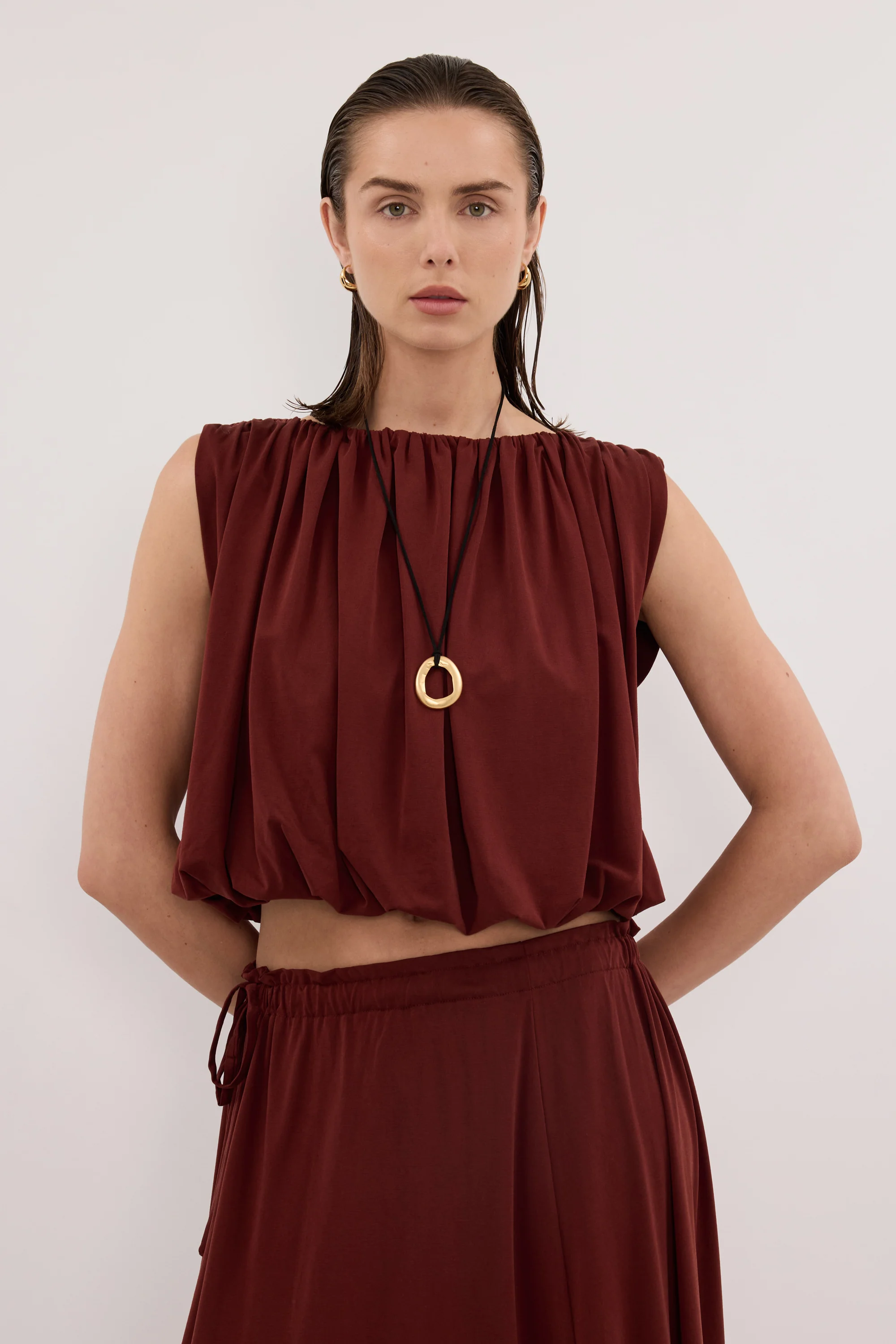 AVA SAHARA SLEEVELESS MODAL BLEND TOP - Image 2