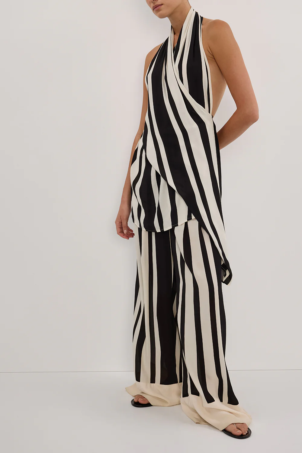 BEAU BLACK STRIPE PANT - Image 2