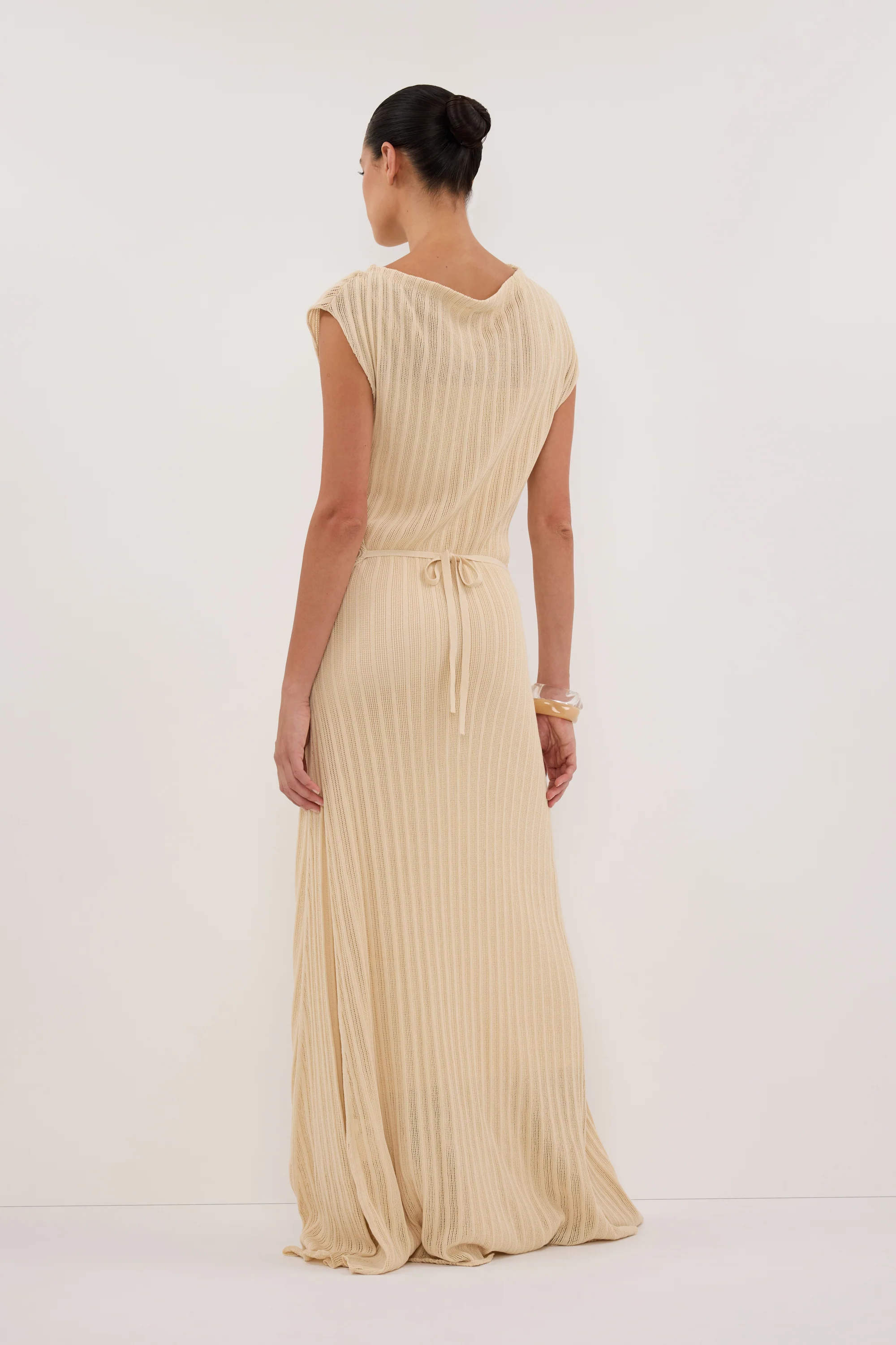 BOWIE NATURAL KNIT MAXI DRESS - Image 4
