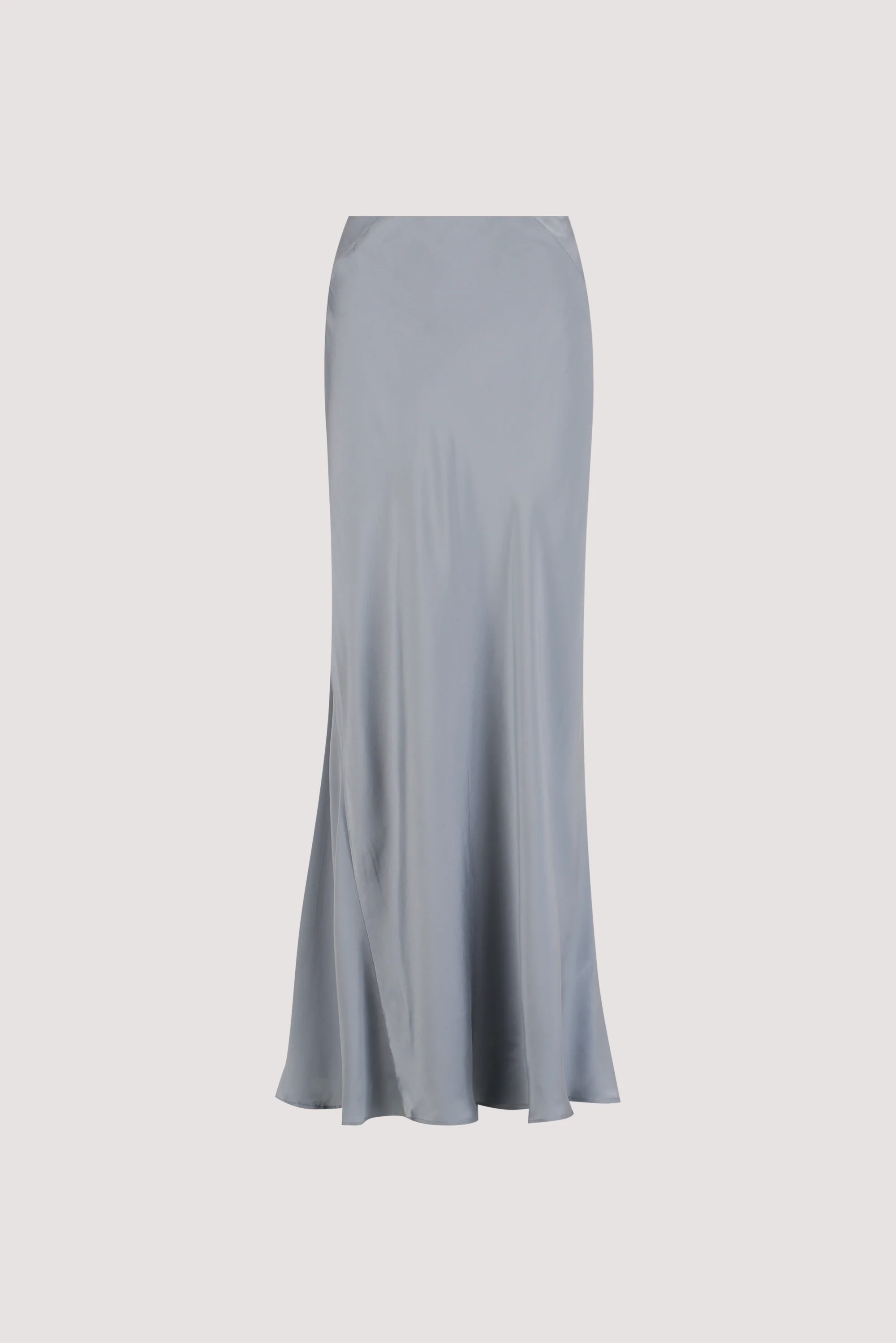 COLETTE DUSTY BLUE SILK MAXI SKIRT - Image 7