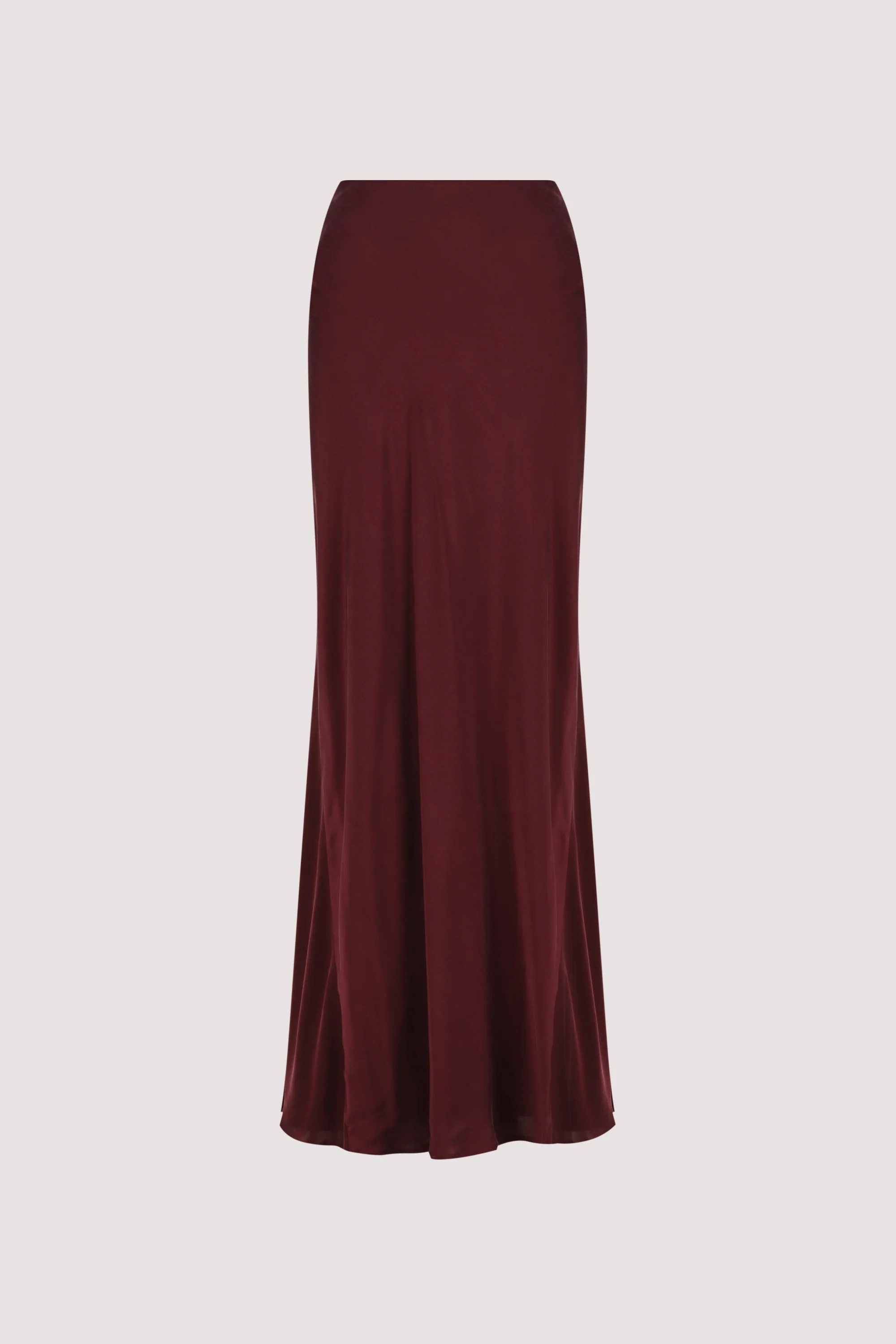 COLETTE MERLOT SILK MAXI SKIRT - Image 8