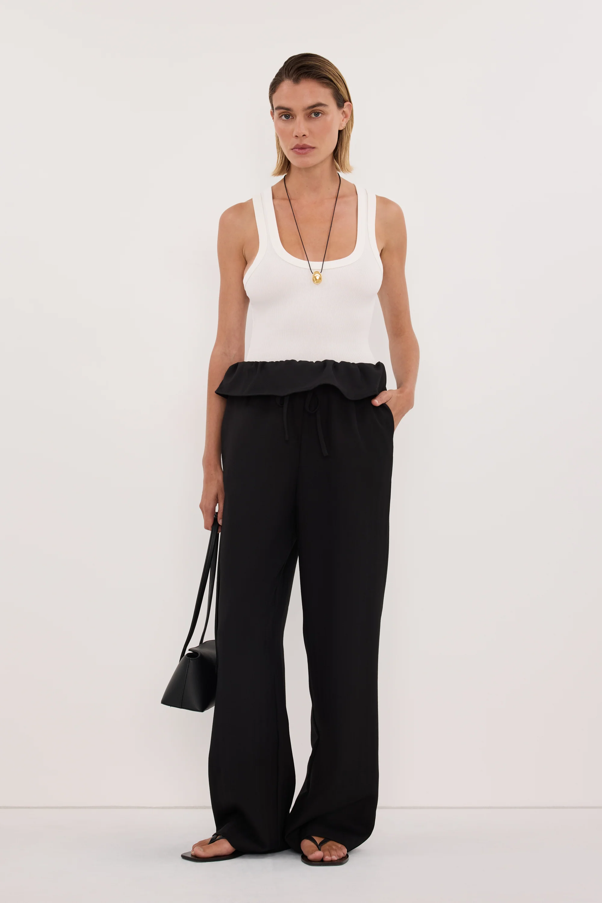 CYRUS BLACK FISHERMAN PANT