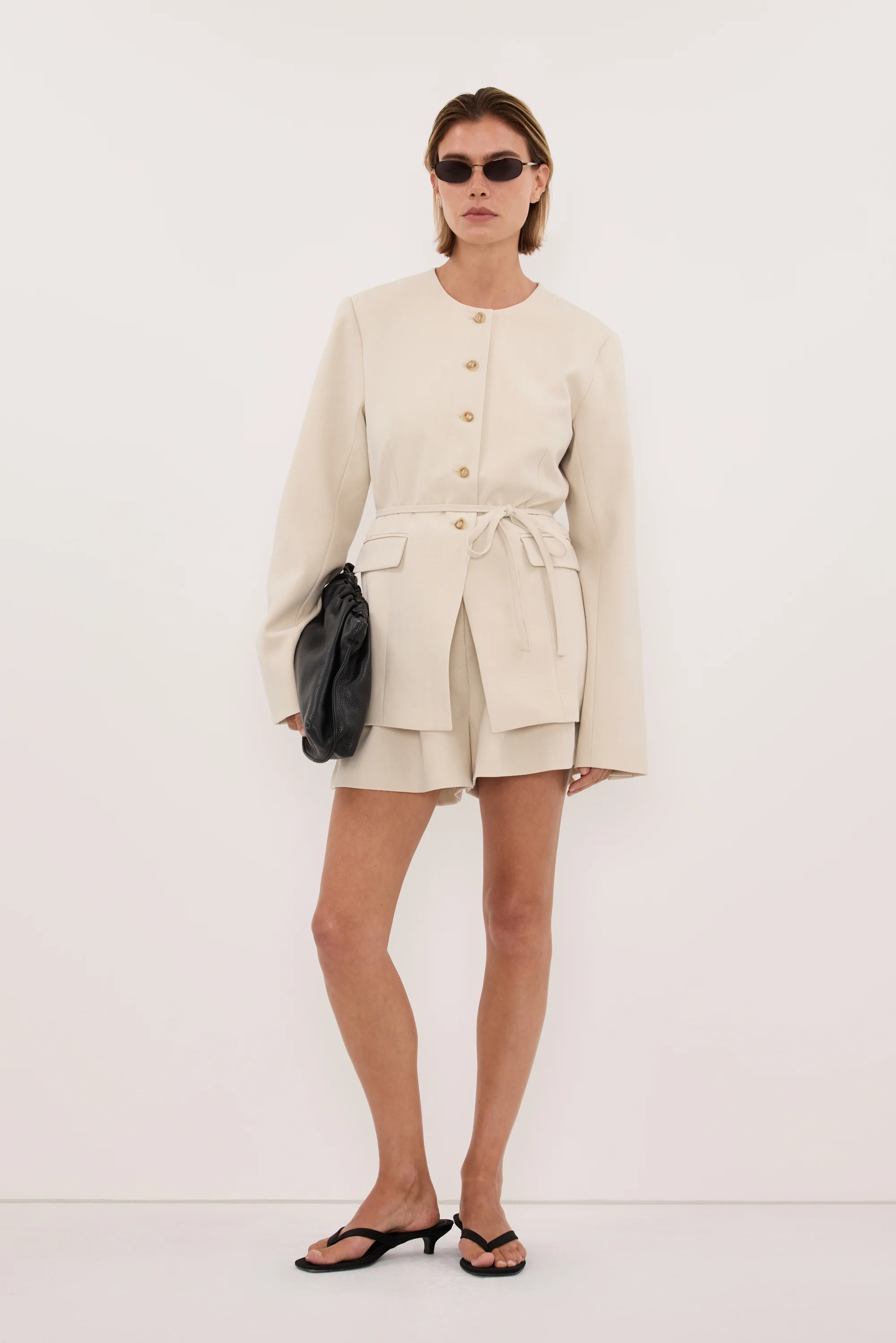 CYRUS BONE TAILORED SHORT