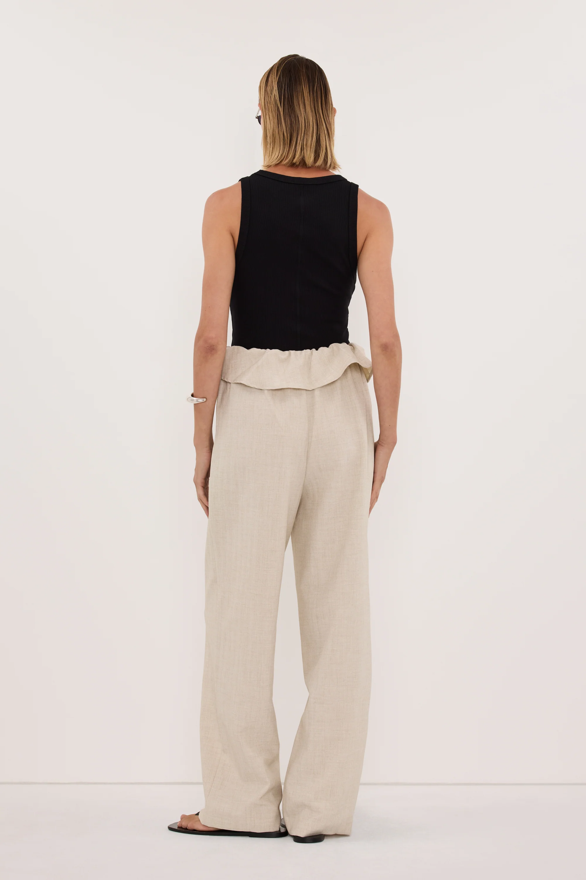 CYRUS NATURAL MARLE FISHERMAN PANT - Image 4