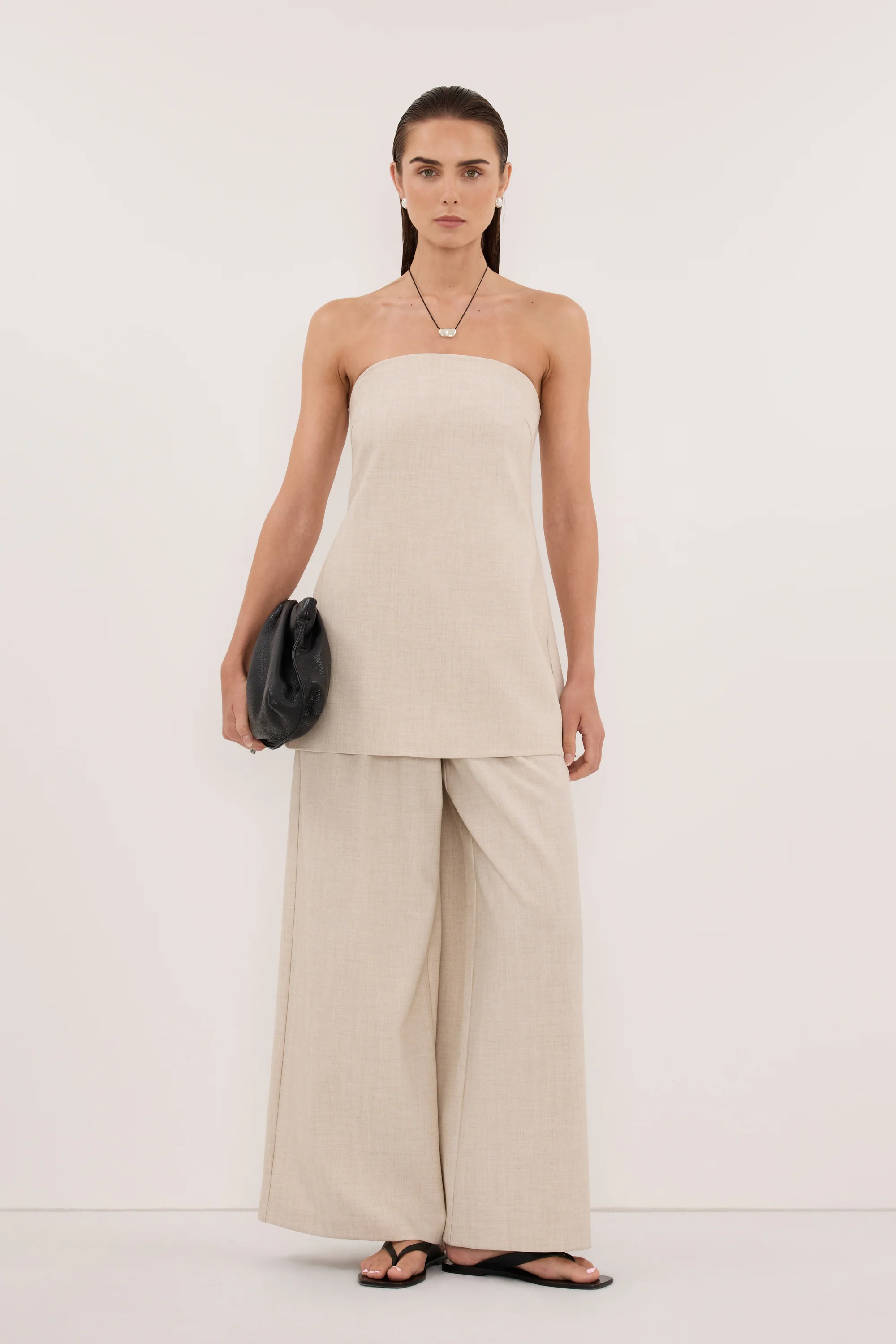 CYRUS NATURAL STRAPLESS TUNIC TOP - Image 7