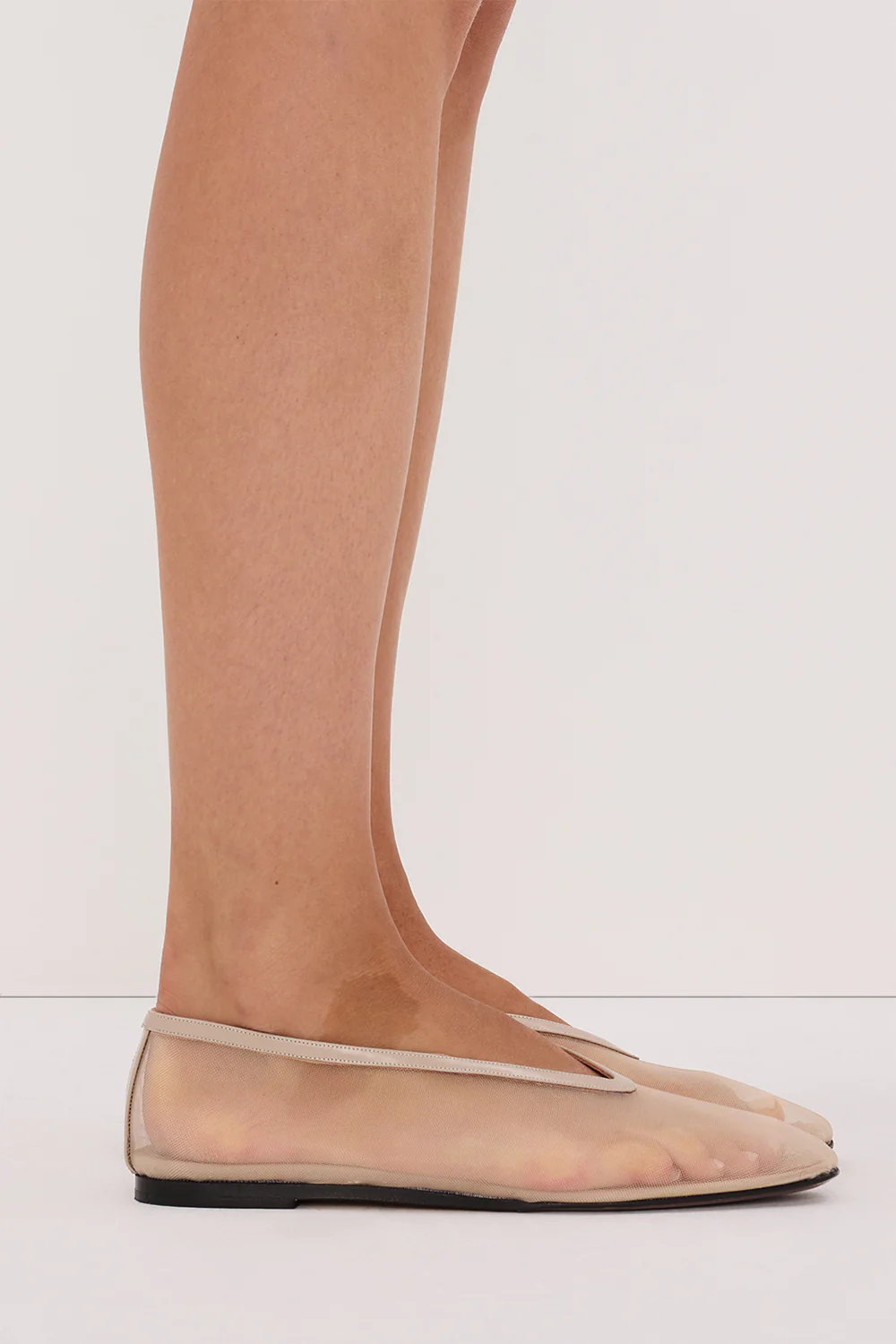 DOF STUDIOS MAISON NUDE MESH BALLET FLAT - Image 2