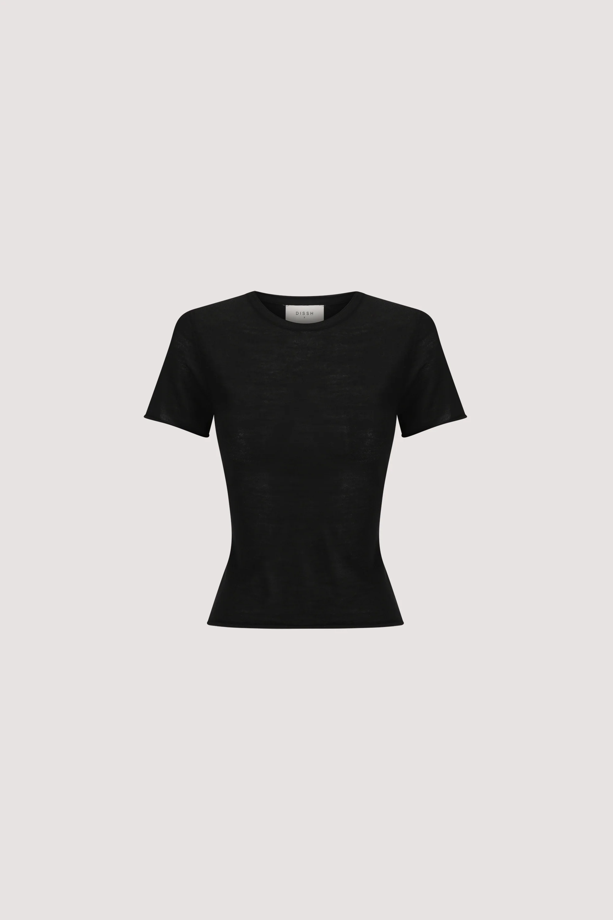 DUKE BLACK MERINO KNIT BABY TEE - Image 6
