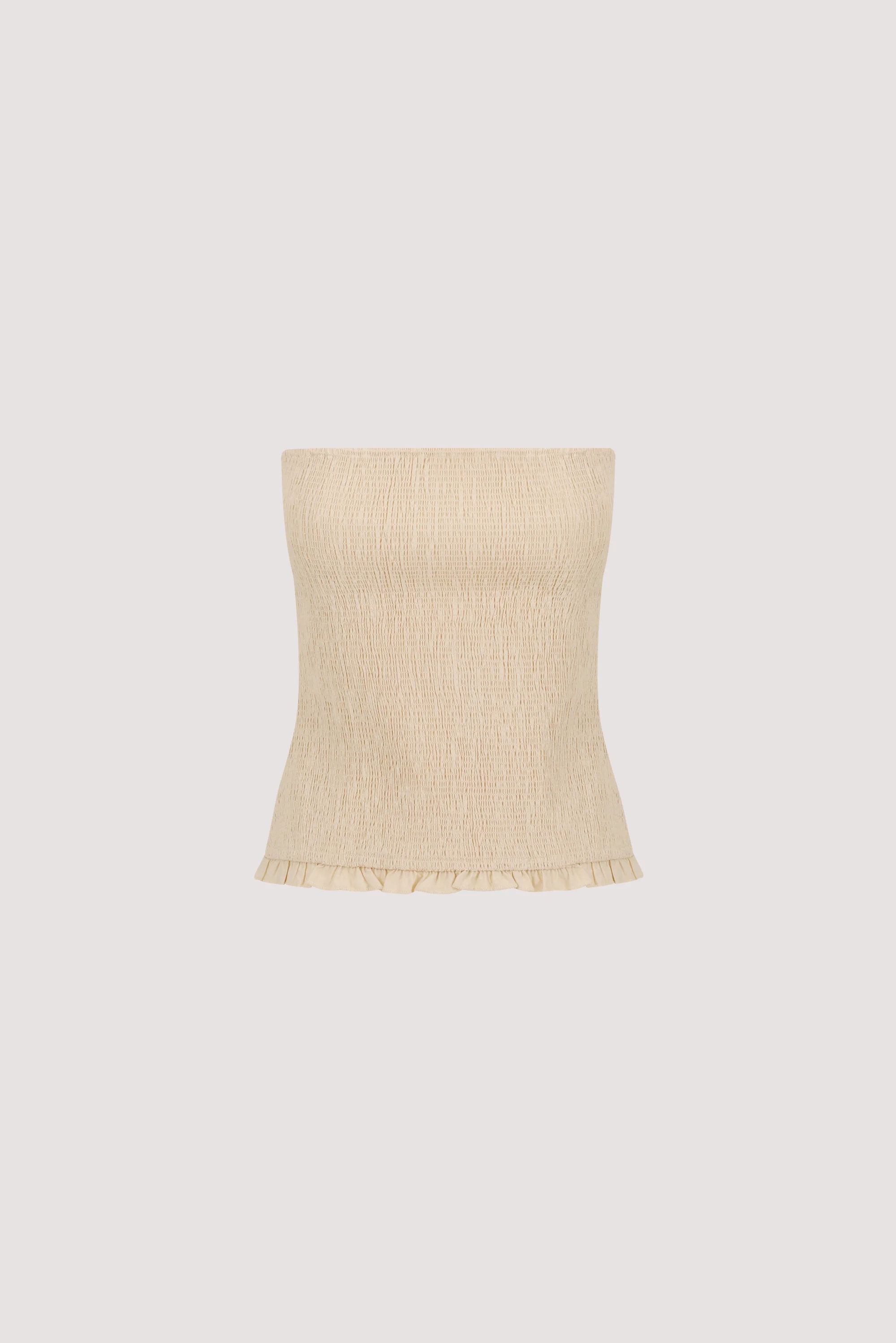 EDIE STONE STRAPLESS COTTON TOP - Image 6