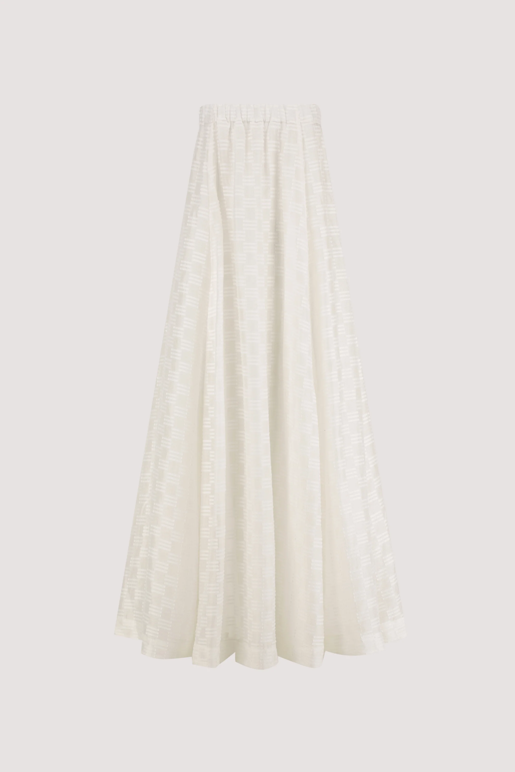 ELBA WHITE SHEER STRAPLESS DRESS - Image 7