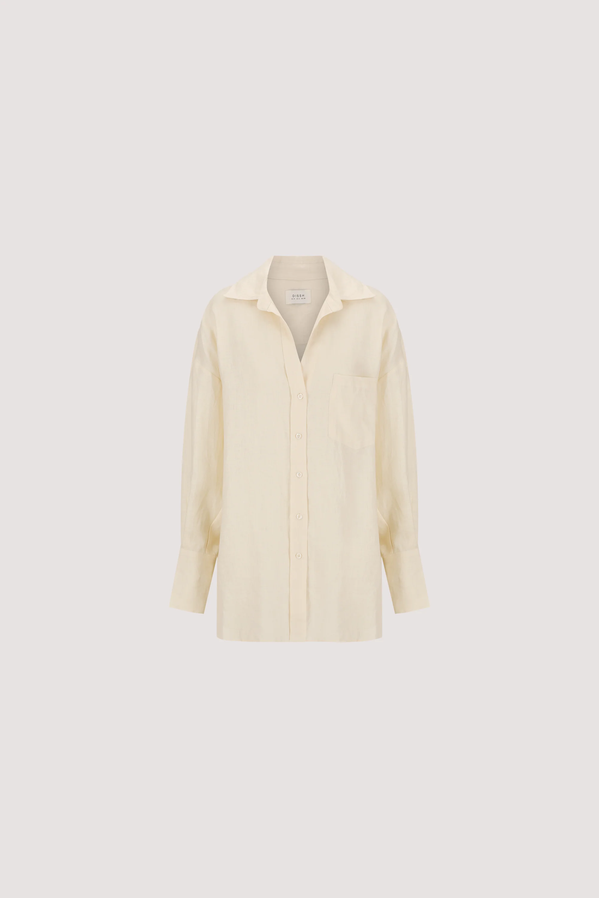 ELLIS SANDSTONE LONG SLEEVE LINEN SHIRT - Image 6