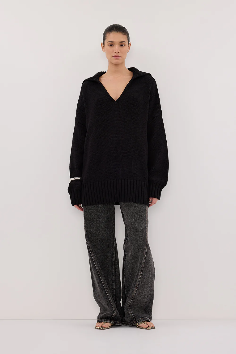FRANKIE BLACK SAILOR JUMPER
