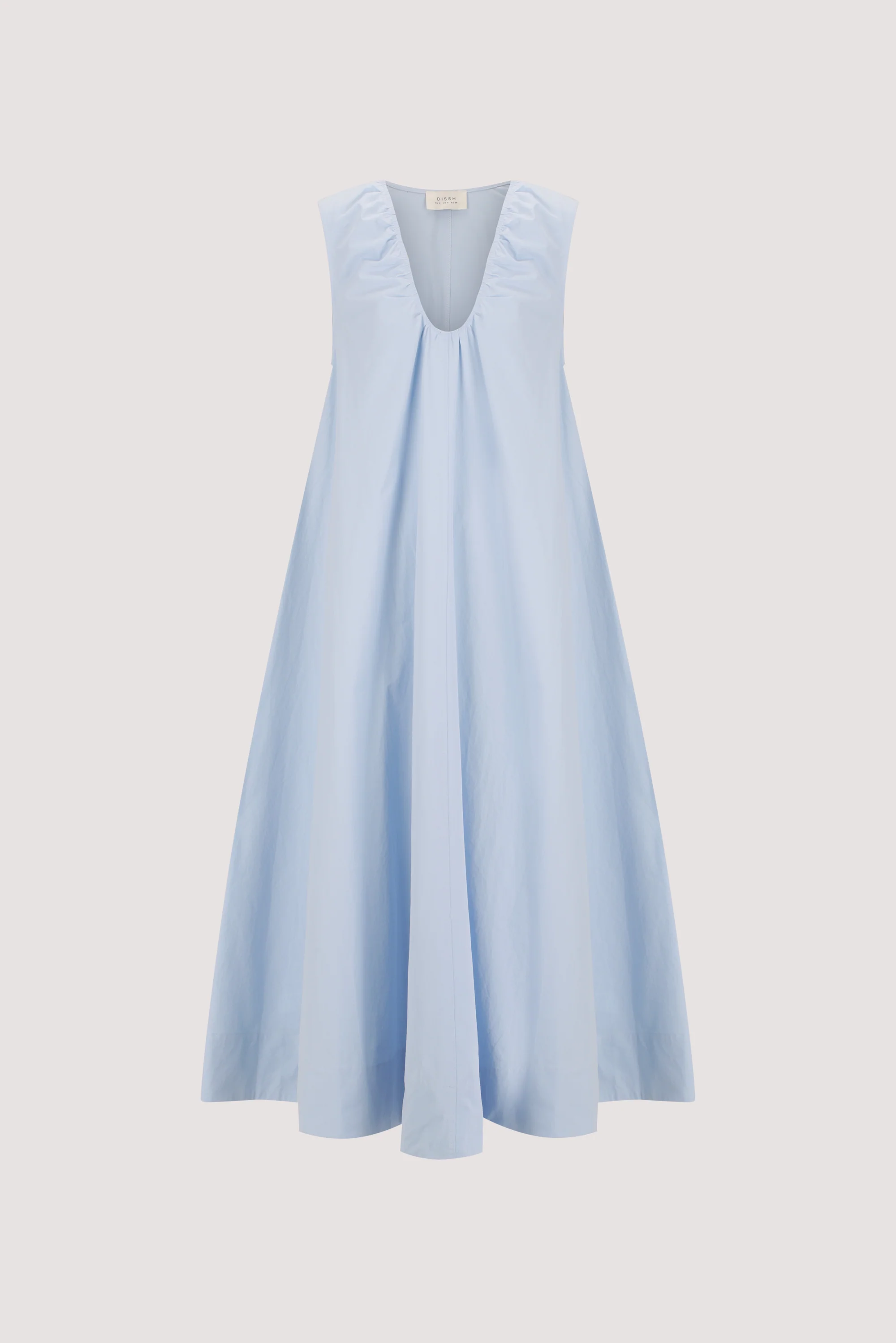 GABBY CORNFLOWER OVERSIZED COTTON MIDI DRESS - Image 6