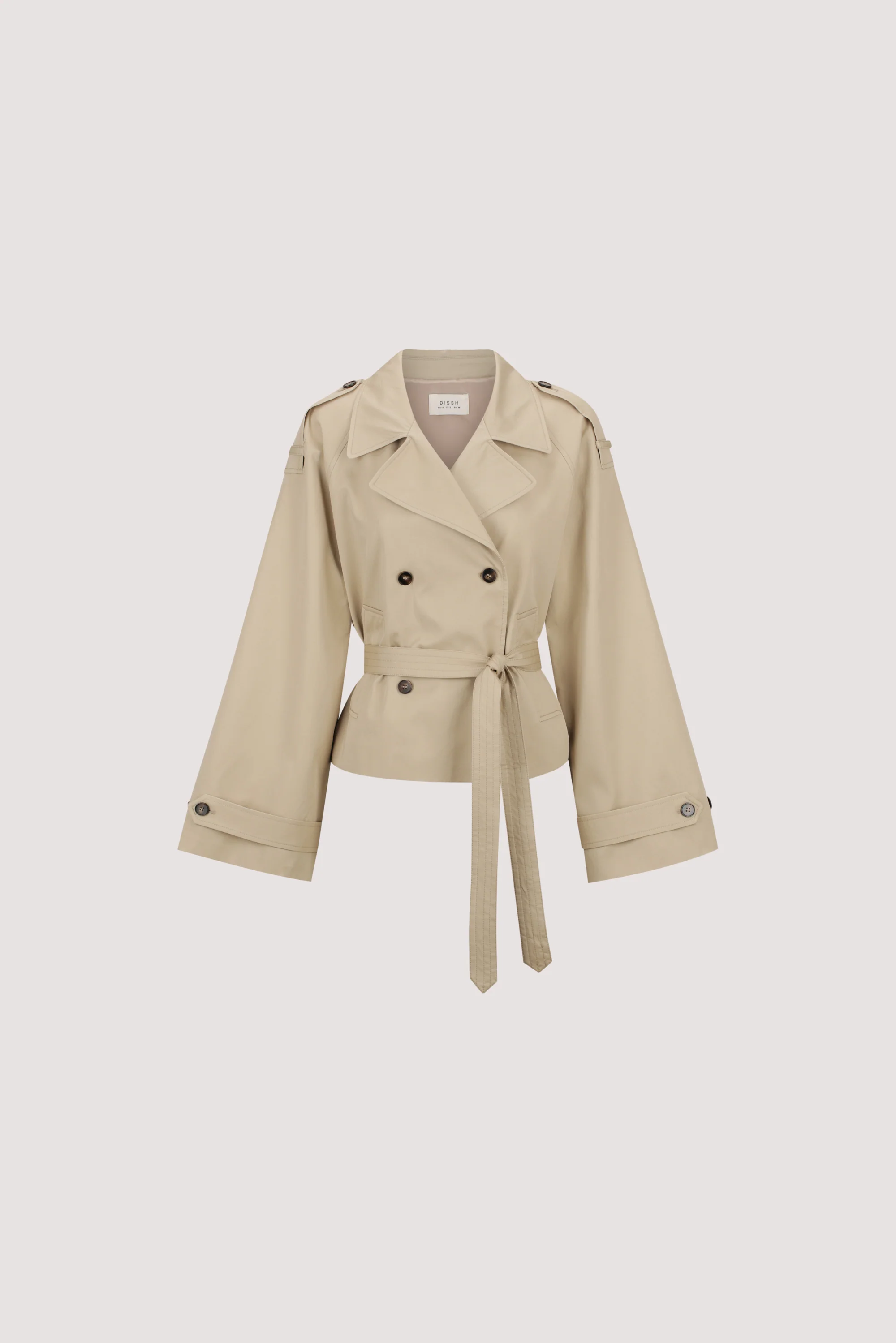 GABRIEL NATURAL CROPPED TRENCH COAT - Image 8