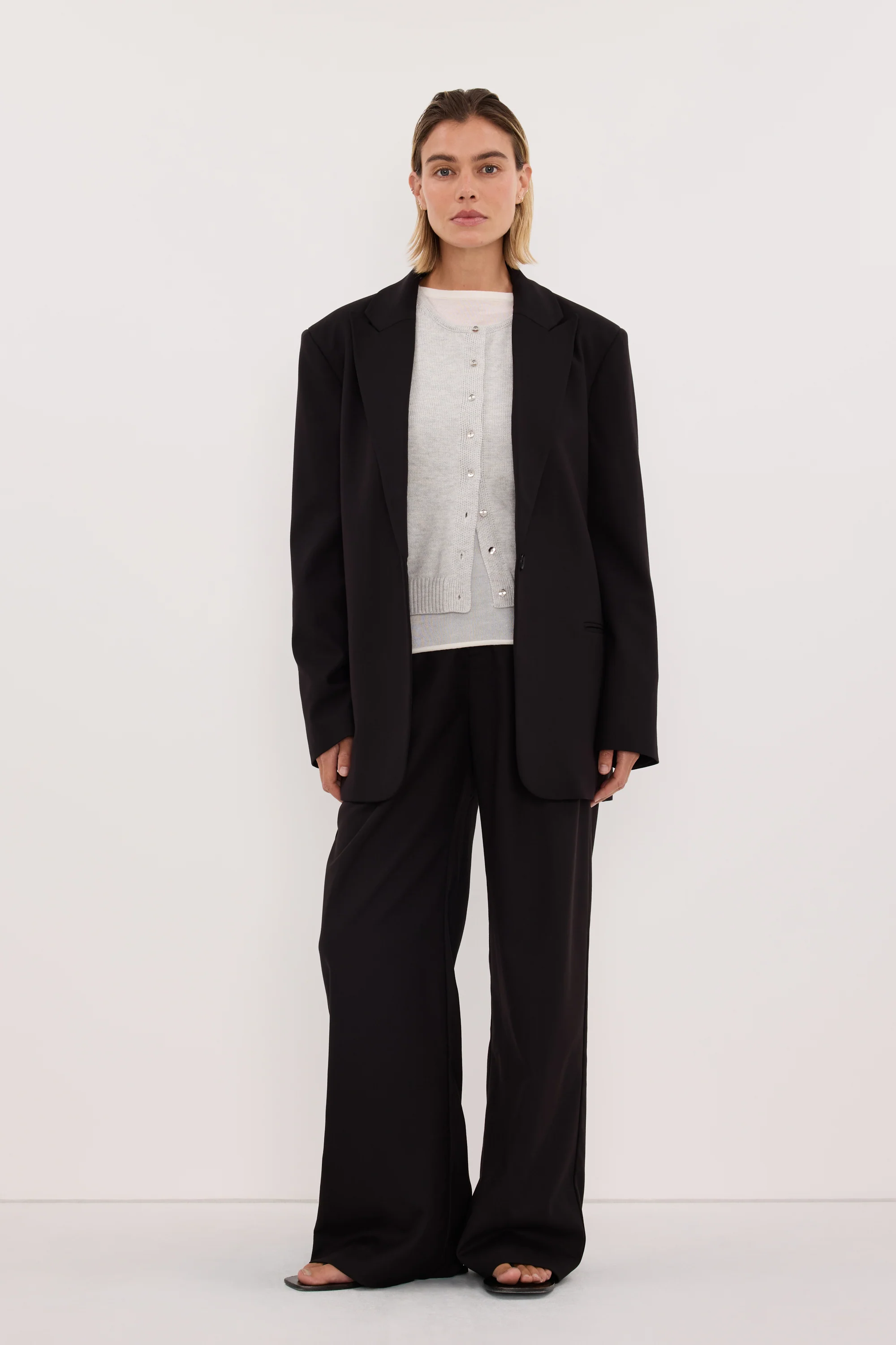 HARLEY 2.0 BLACK OVERSIZED BLAZER - Image 2