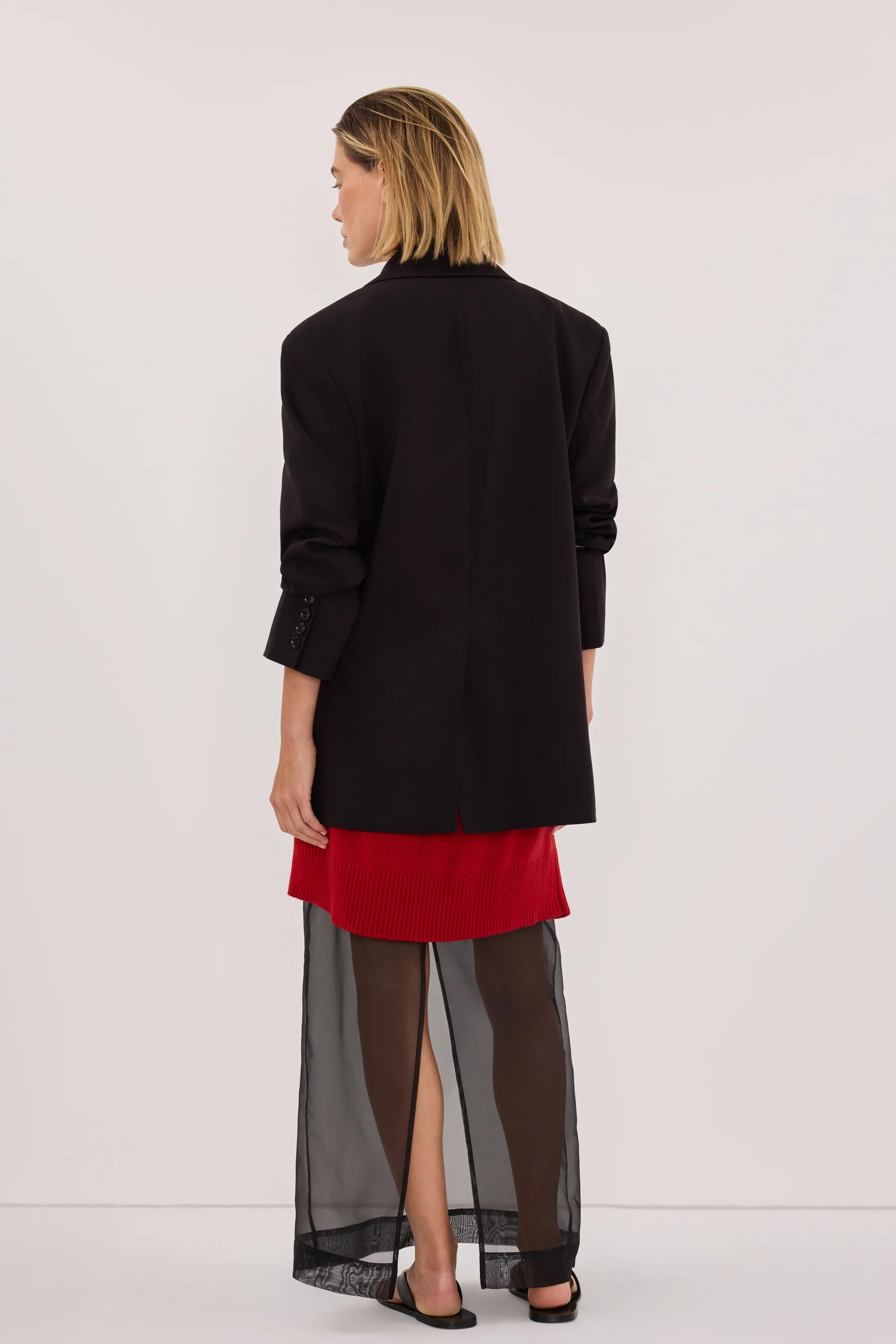 HARLEY 2.0 BLACK OVERSIZED BLAZER - Image 8
