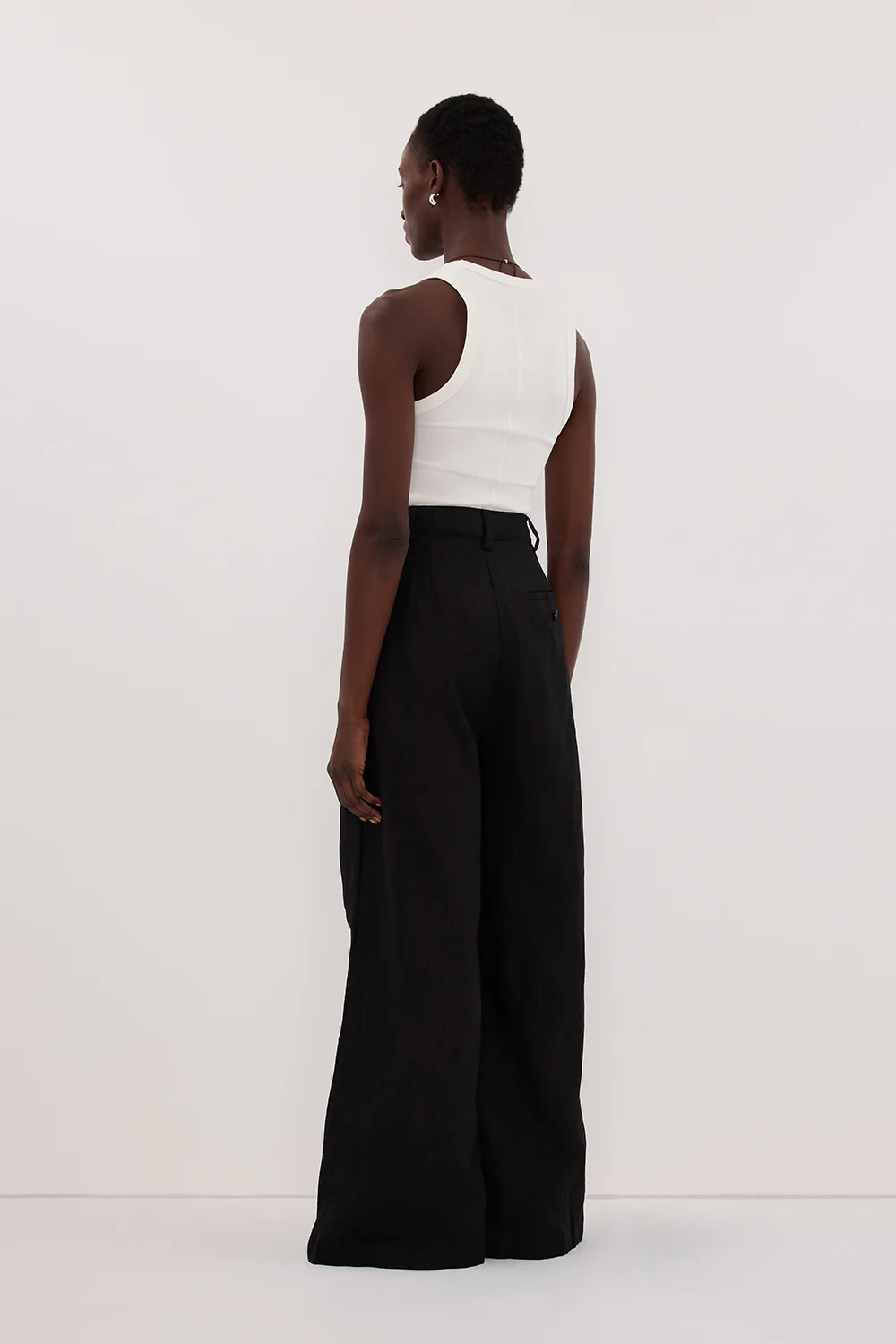 HOLDEN BLACK LINEN PANT - Image 7