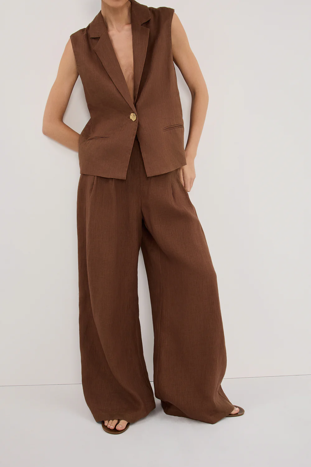 HOLDEN FONDANT LINEN PANT - Image 2