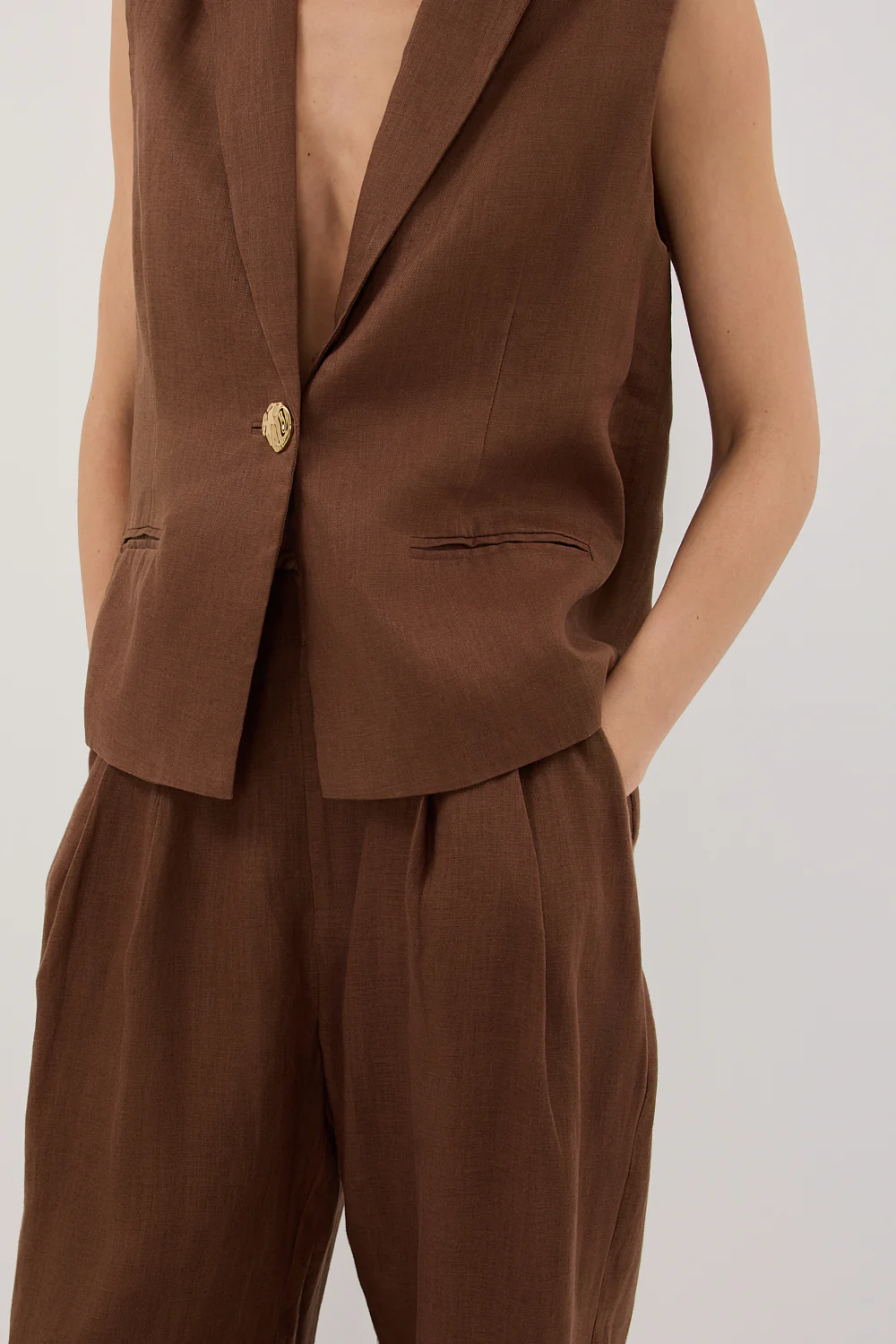 HOLDEN FONDANT LINEN PANT - Image 5