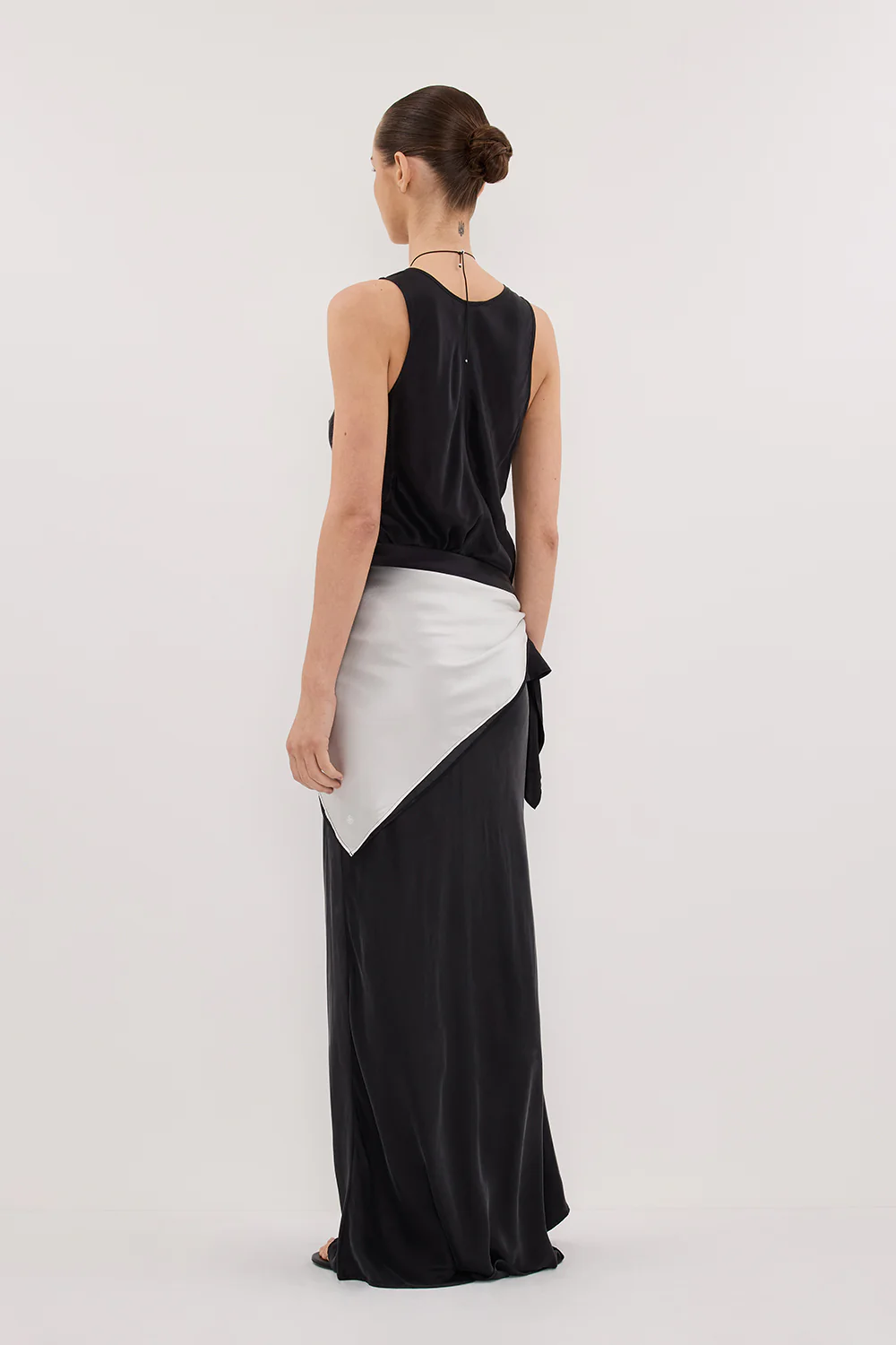 HUXLEY OMBRE SILK SCARF TOP - Image 3