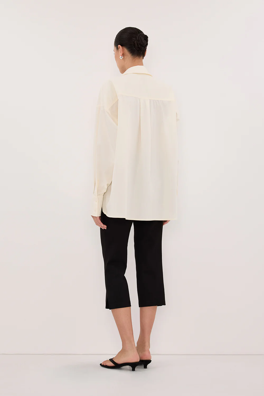 IRENE BUTTER LONG SLEEVE NOTCH COLLAR SHIRT - Image 4