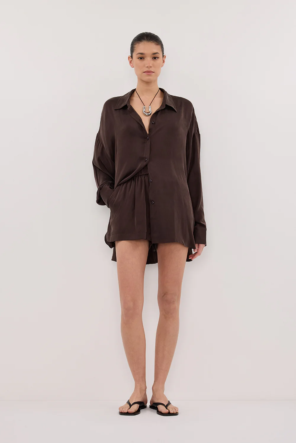 ISLA BITTER CHOC SILK SHORT