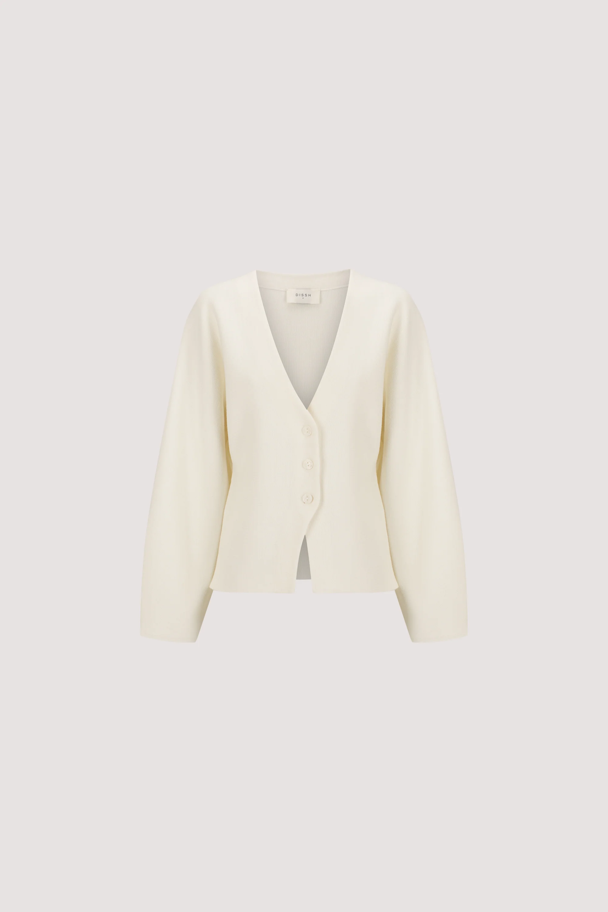 ISLA CREAM V NECK CARDIGAN - Image 6