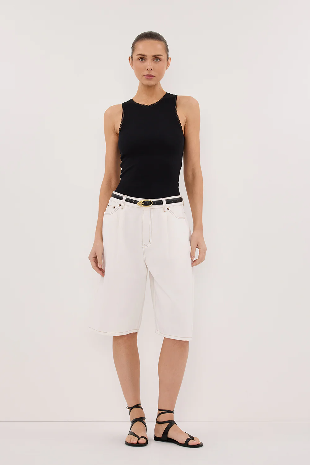JACK WHITE DENIM BERMUDA SHORT