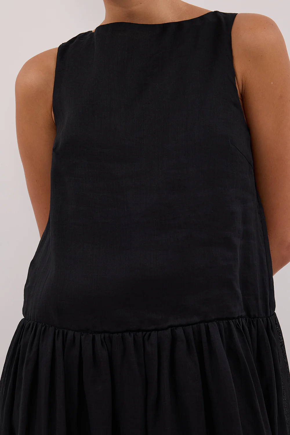 JACQUES BLACK RAMIE MIDI DRESS - Image 5
