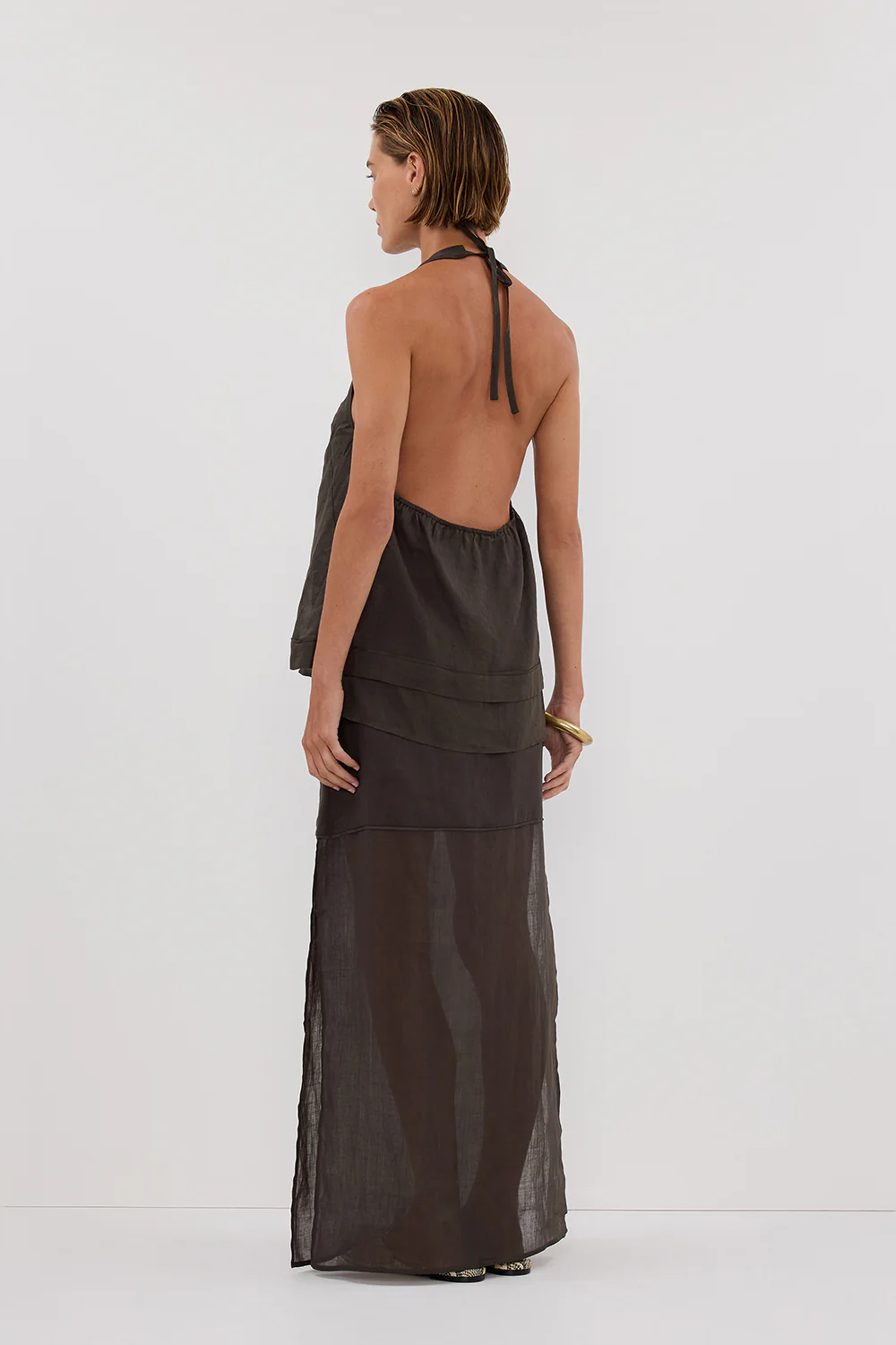KAI PETROL RAMIE MIDI SKIRT - Image 4