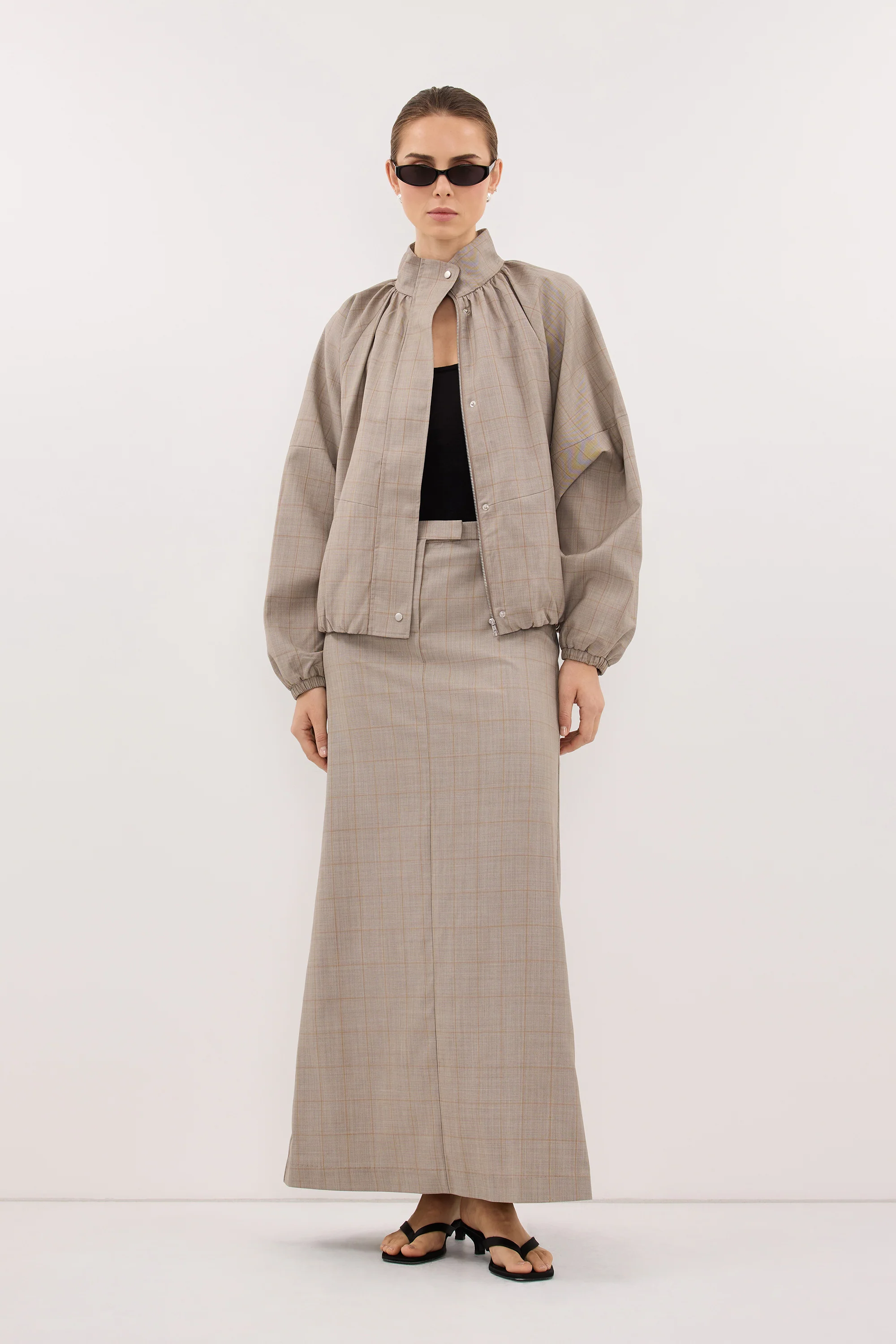 KALILA ASH BATWING JACKET