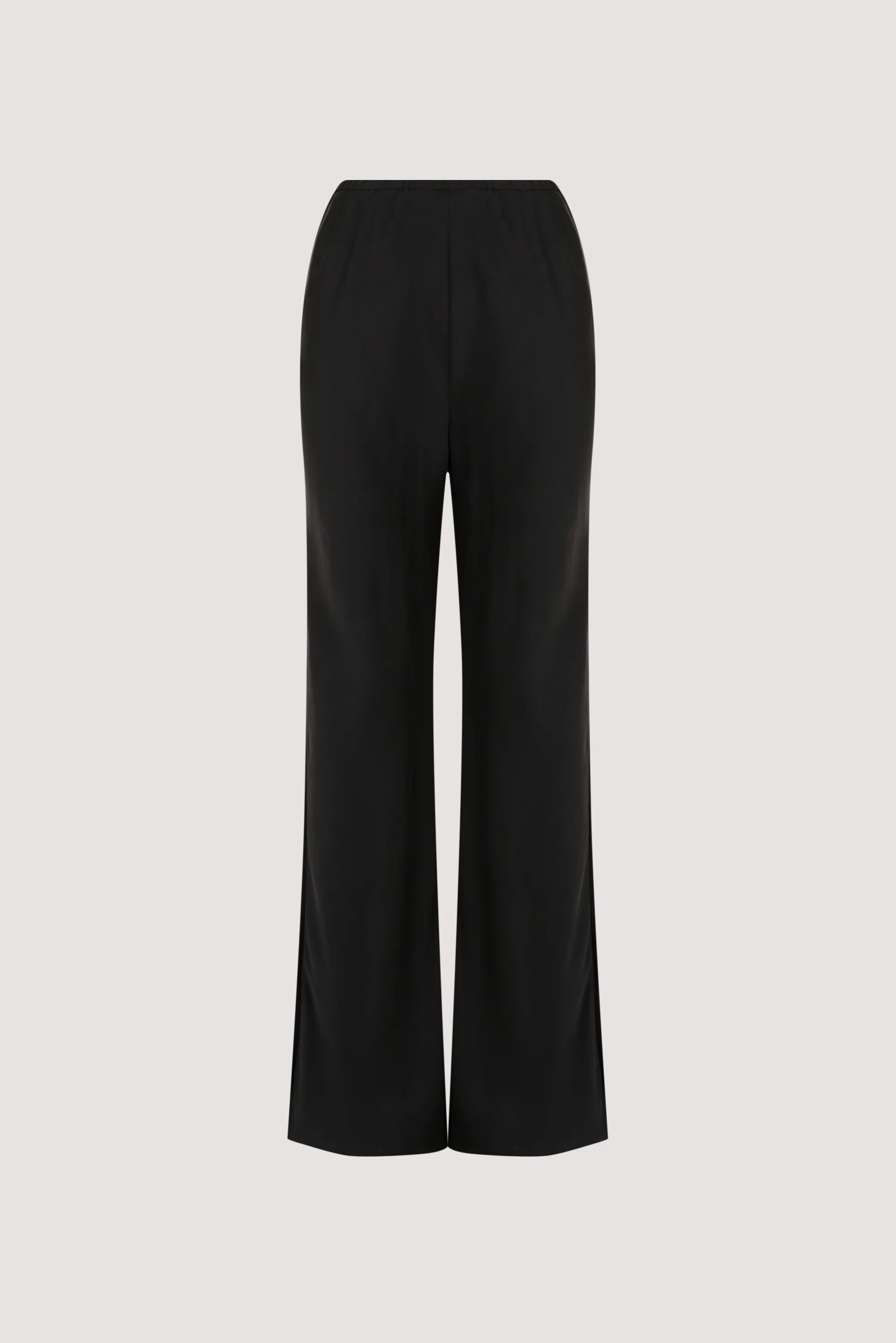 KYRA BLACK SILK BIAS PANTS - Image 8