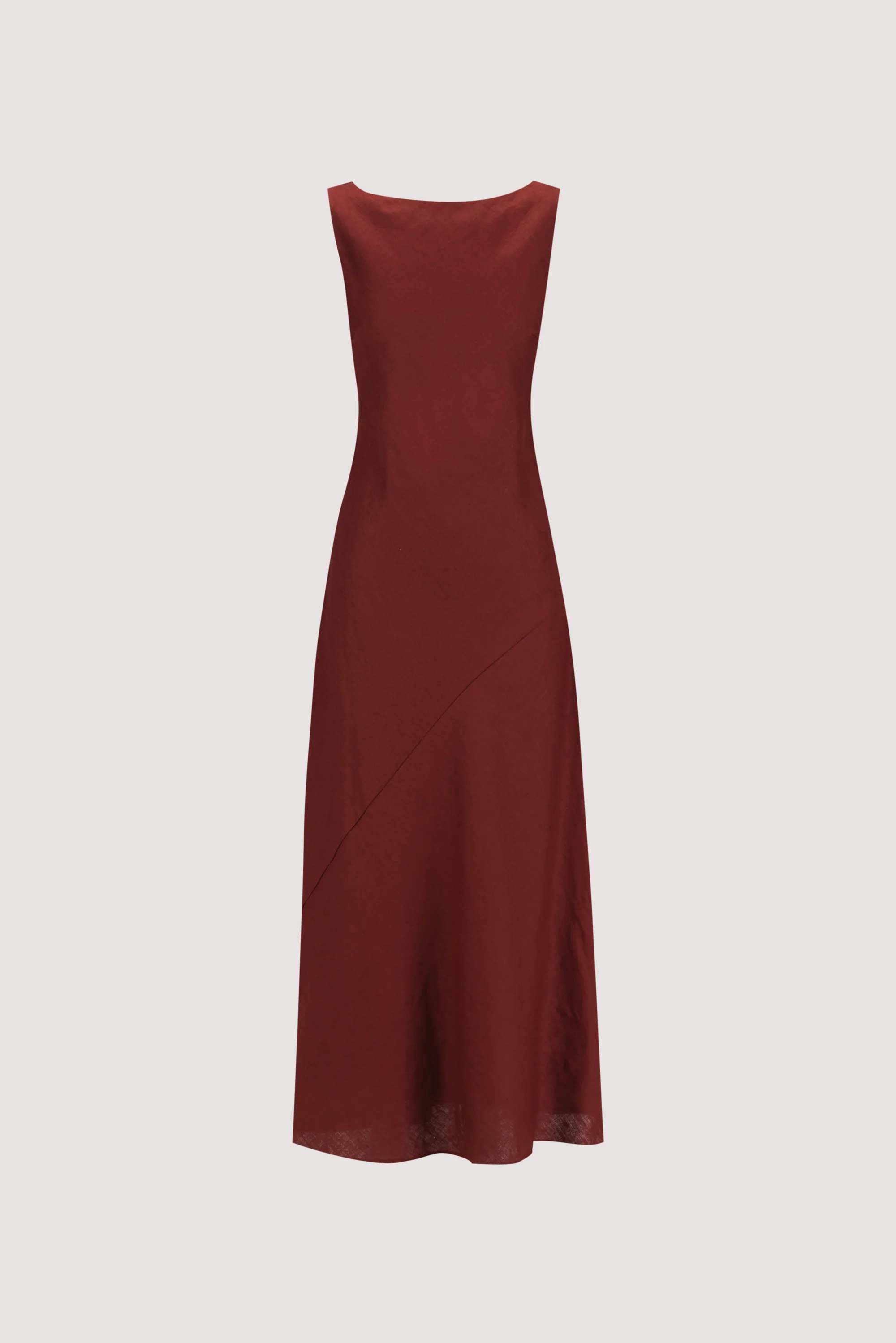 LACY SAHARA SLEEVELESS LINEN MIDI DRESS - Image 8