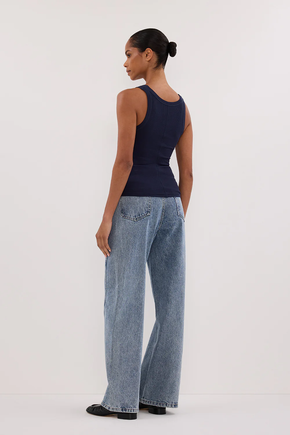 LEE NAVY KNIT TANK - Image 4