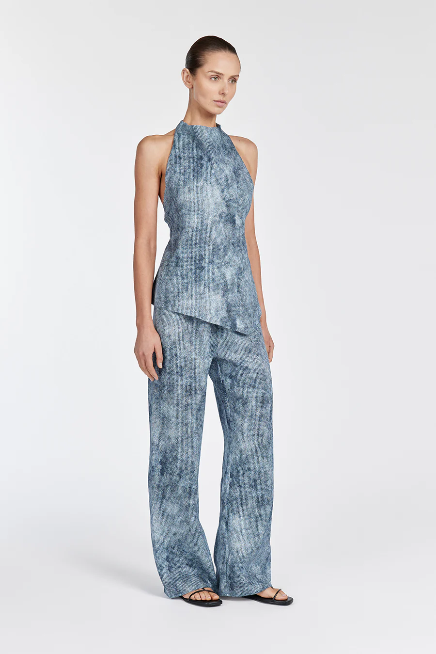 LEON LINEN DRAWSTRING PANT - Image 3