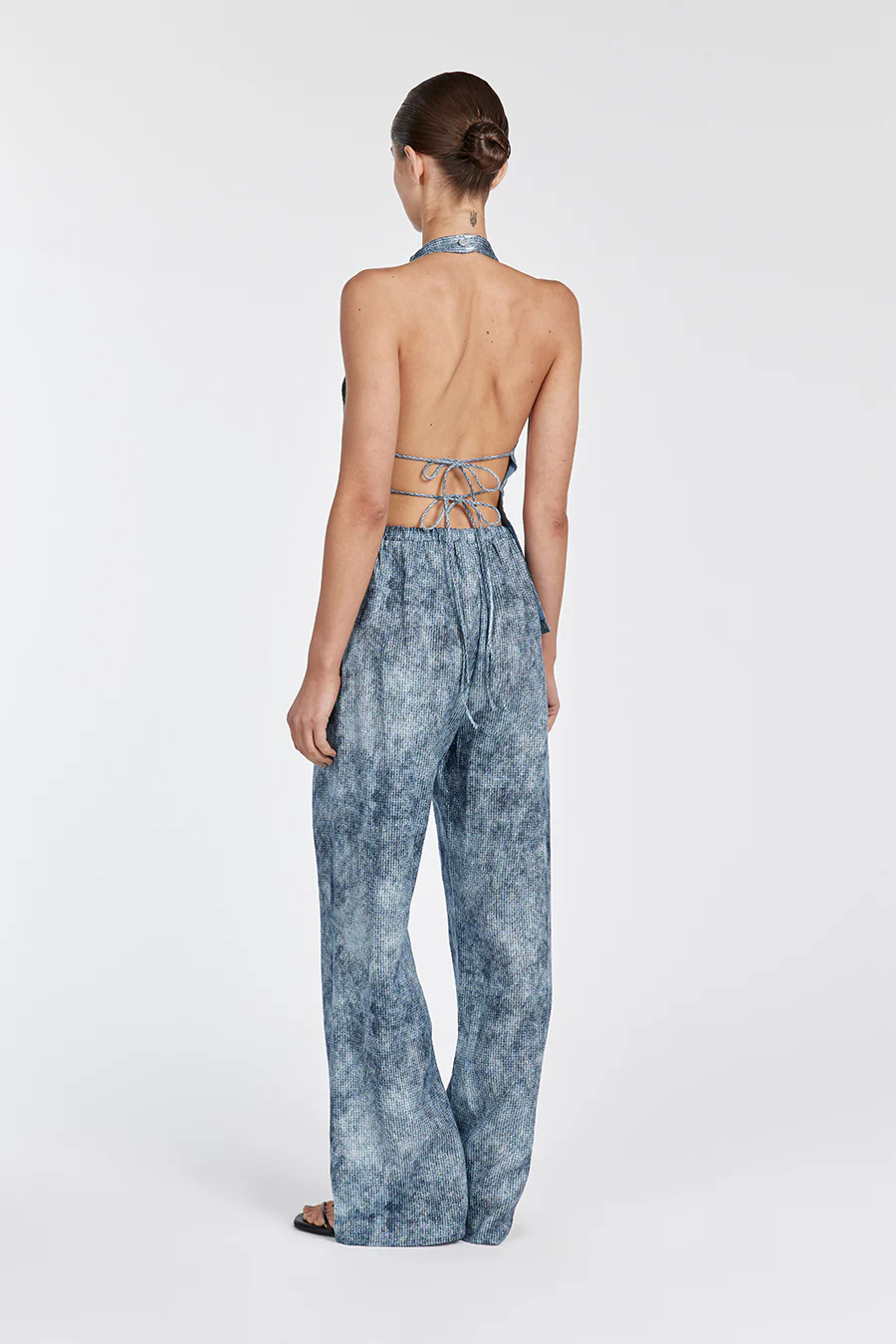 LEON LINEN DRAWSTRING PANT - Image 4