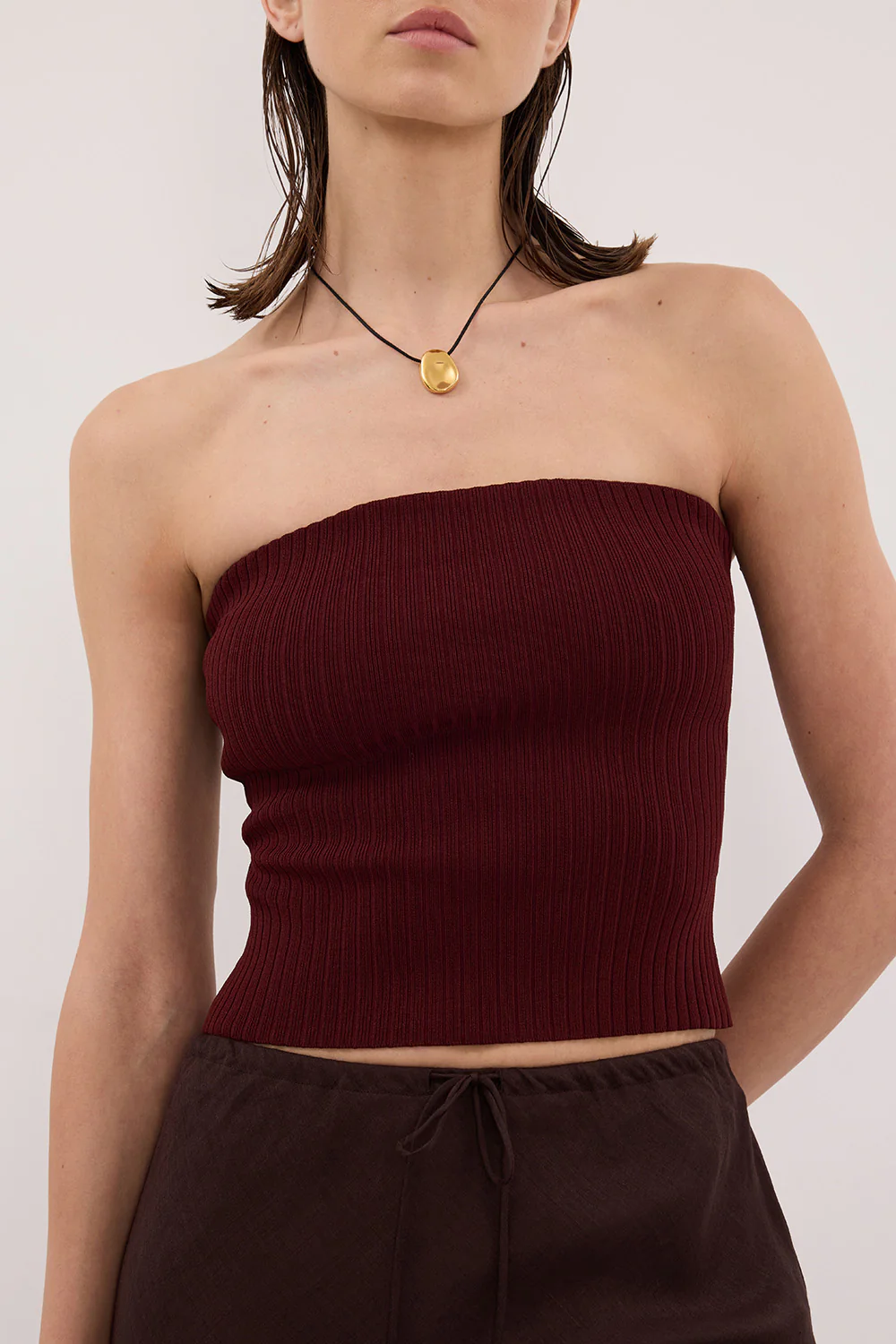 LIMA SAHARA STRAPLESS BANDEAU KNIT TOP - Image 5