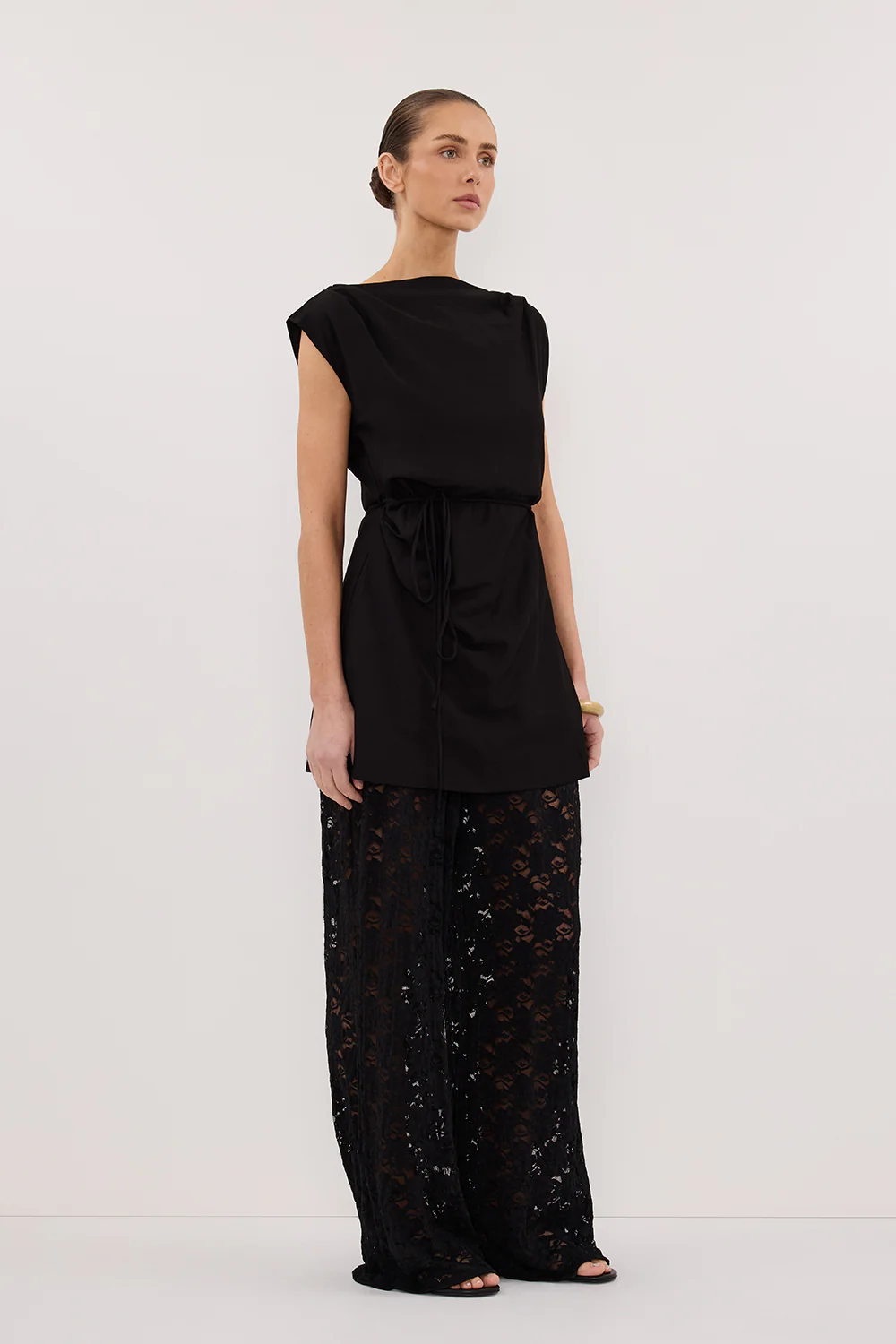 LOULA BLACK LACE PANT - Image 3