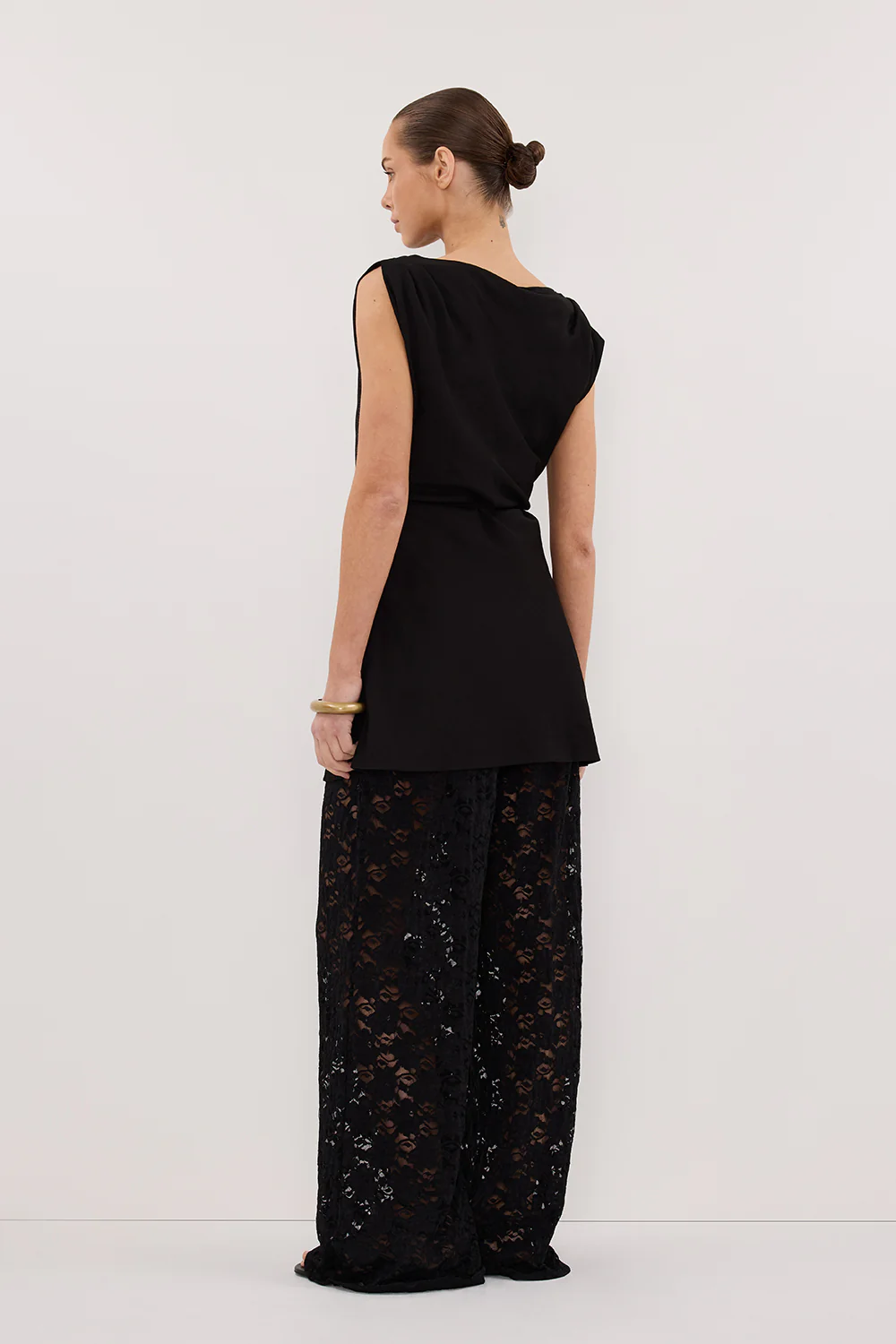 LOULA BLACK LACE PANT - Image 4