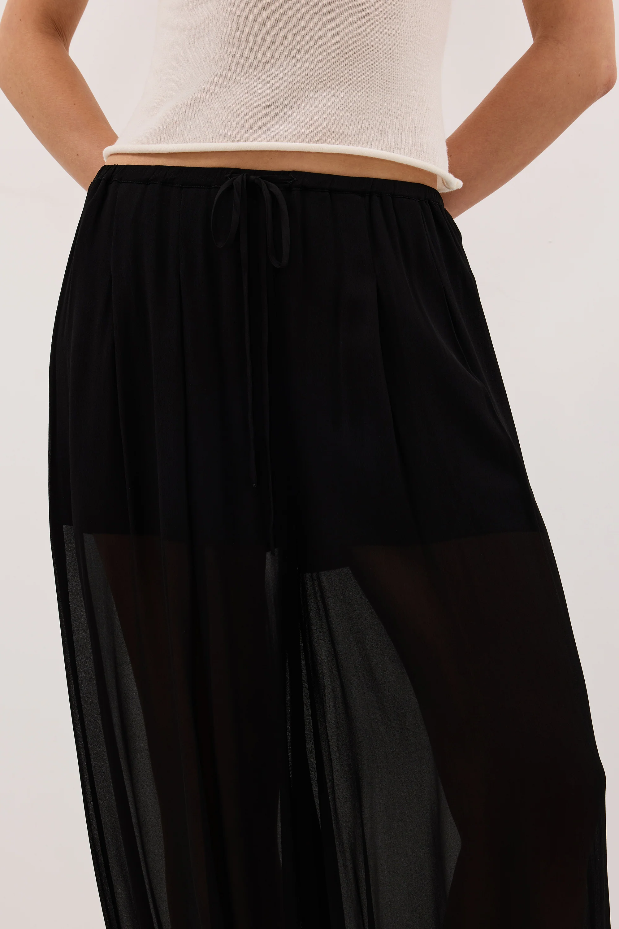 LUELLA BLACK BALLOON PANTS - Image 6