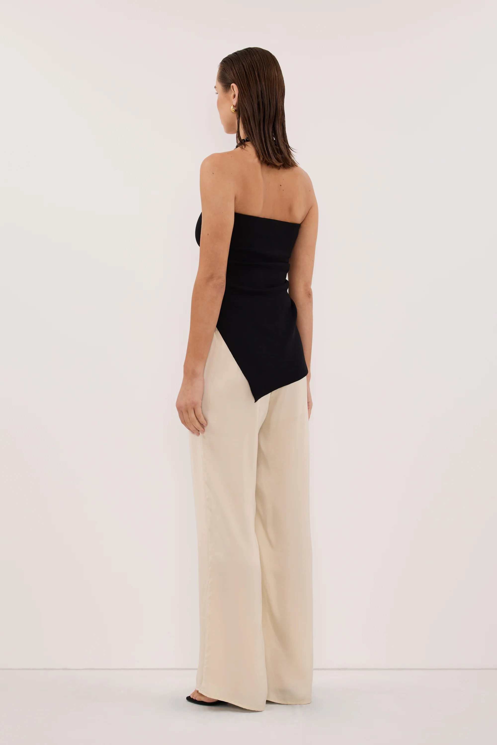 LUKE BLACK LONGLINE BANDEAU TOP - Image 3